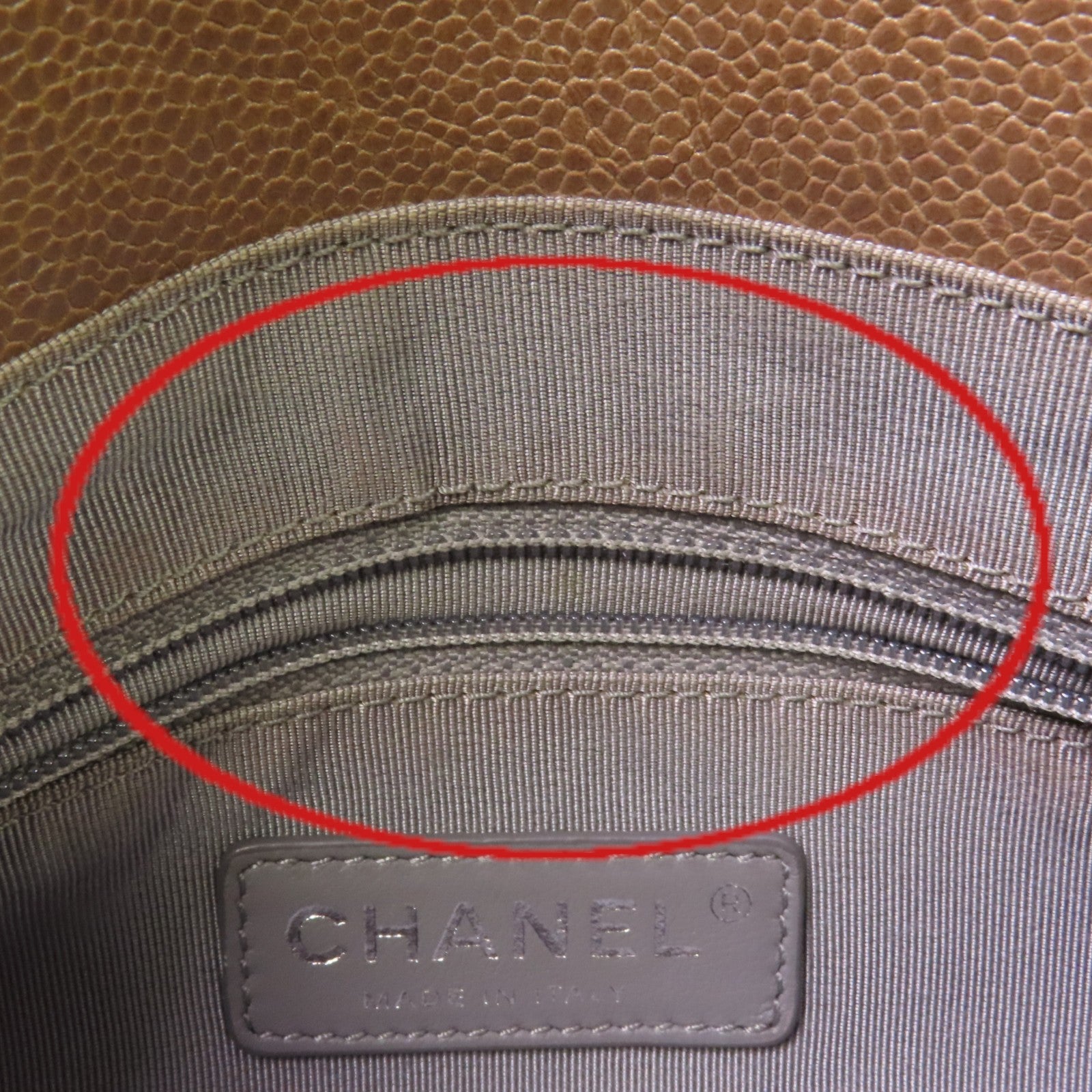 CHANEL 牛皮皮革Chain Shoulder Bag銀扣鏈帶肩背袋