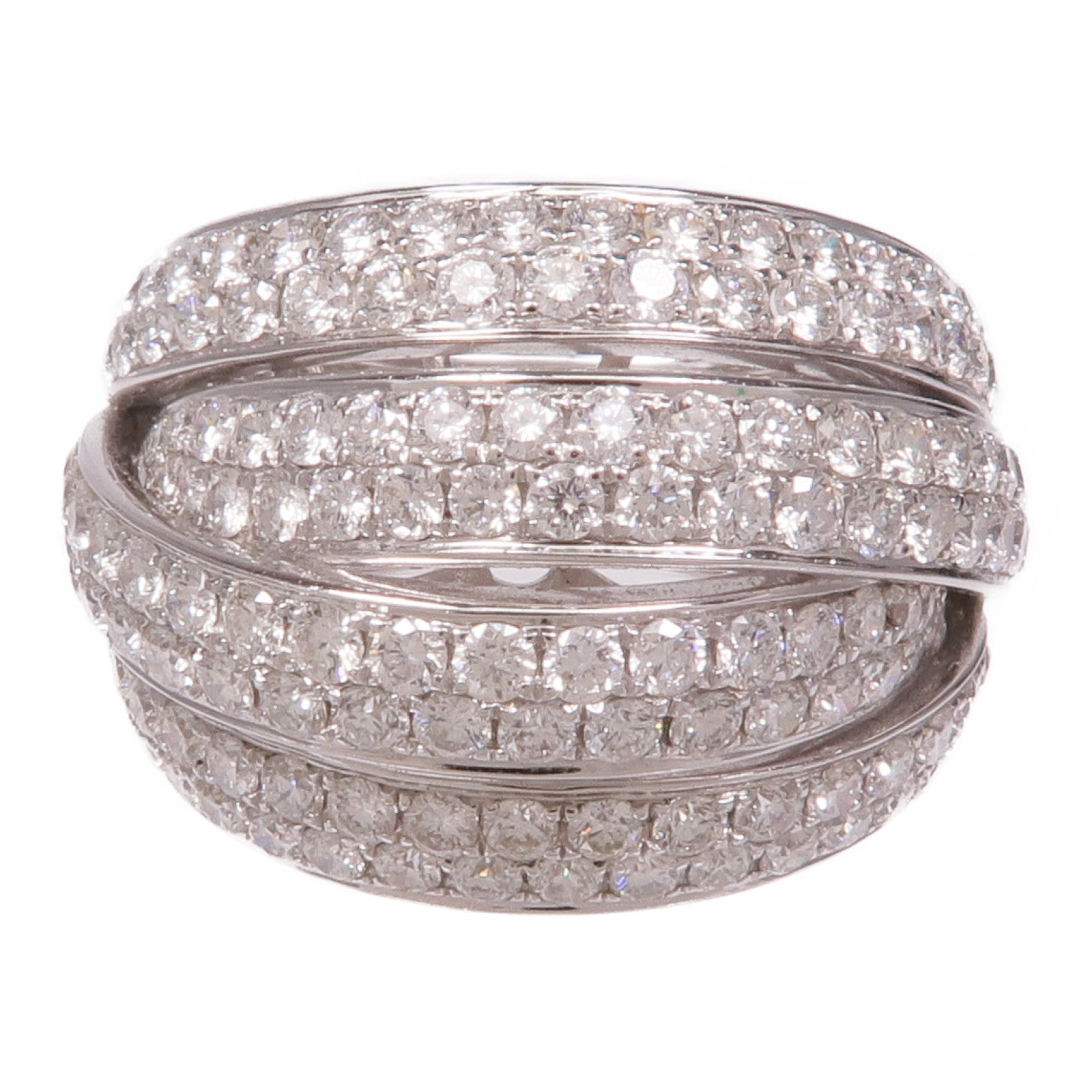 JEWELRY 18K白金Diamond Ring鑽石戒指US#6.75