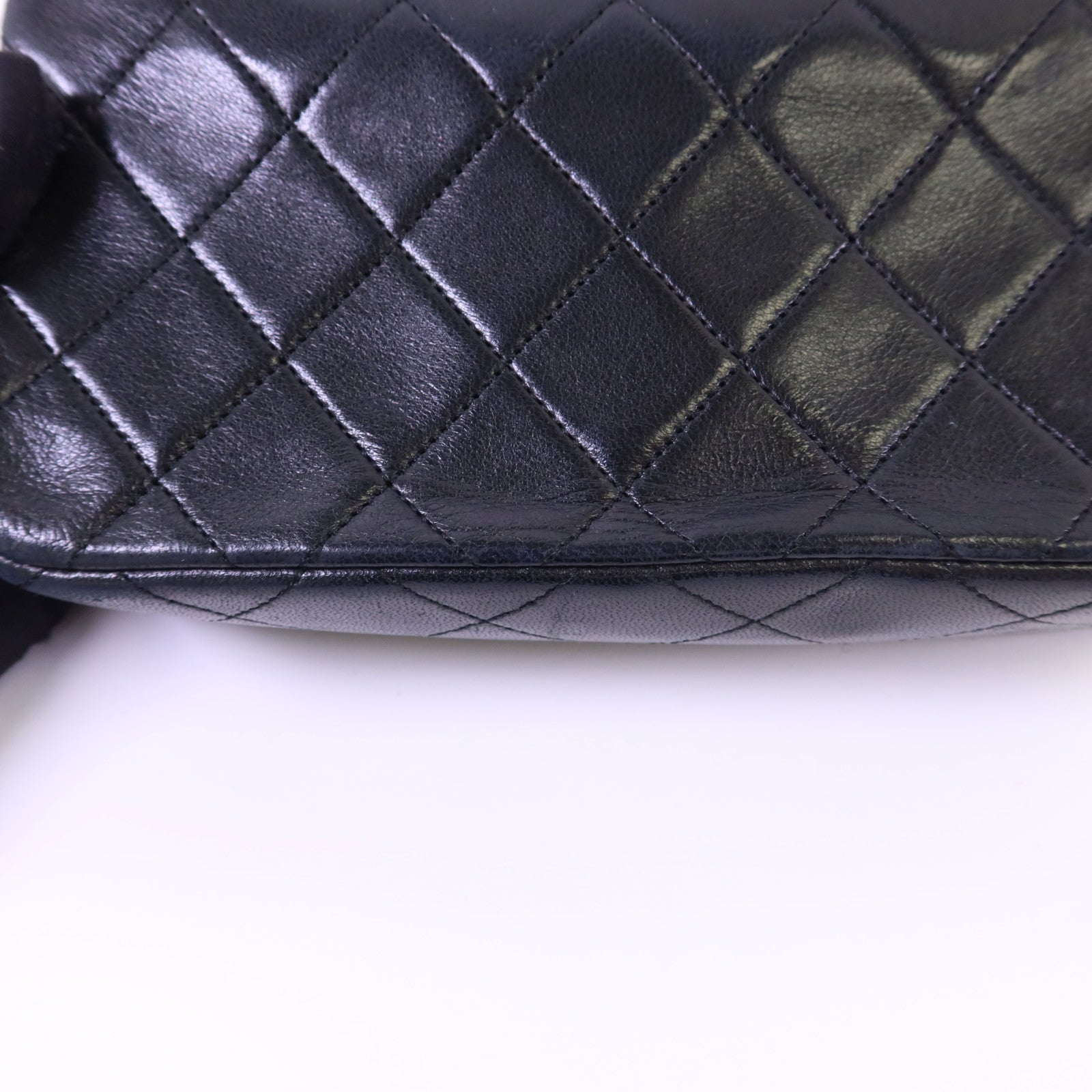 CHANEL 牛皮皮革Chain Shoulder Bag金扣鏈帶肩背袋