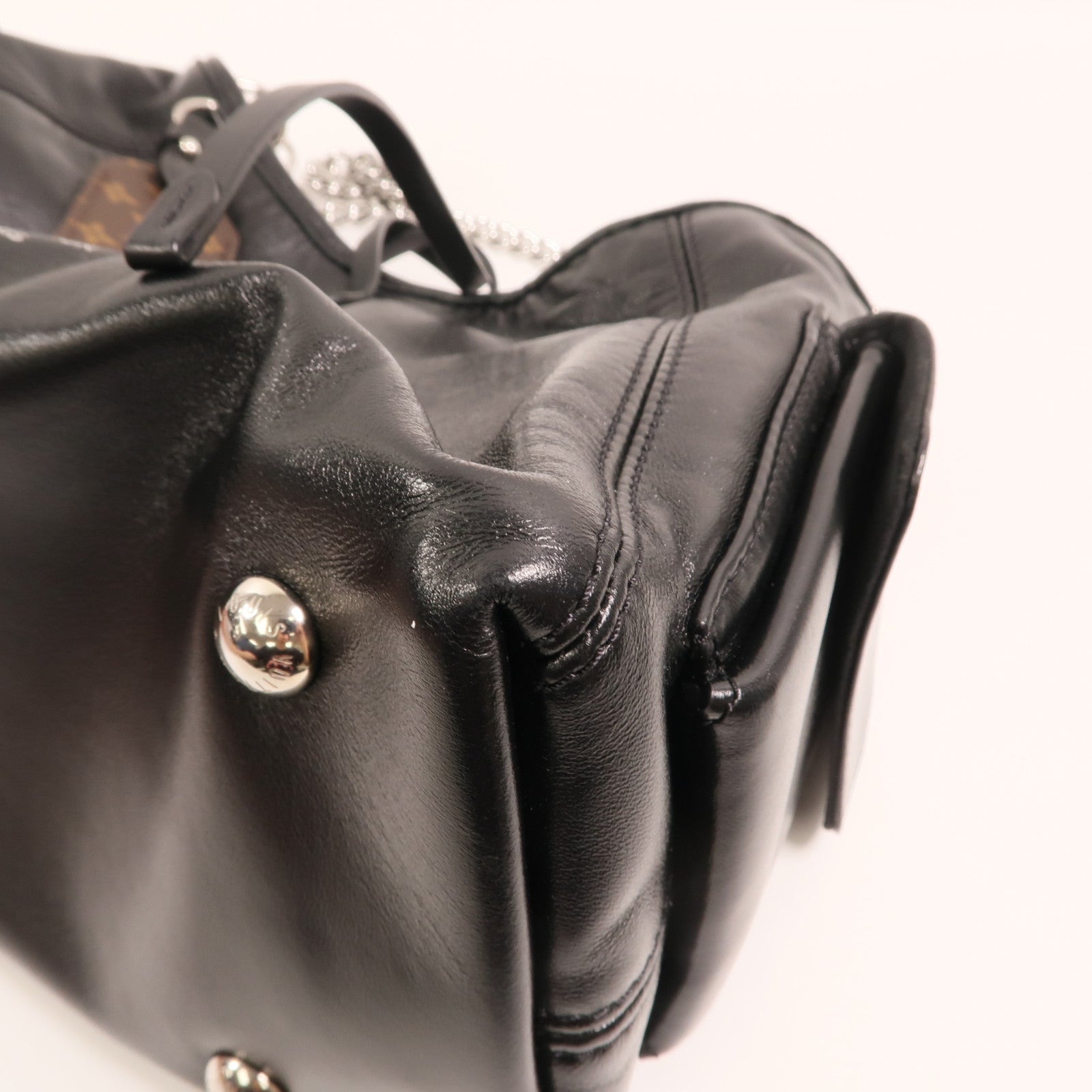 LOUIS VUITTON 牛皮皮革CarryAll Cargo Vibe PM銀扣手挽肩背兩用袋