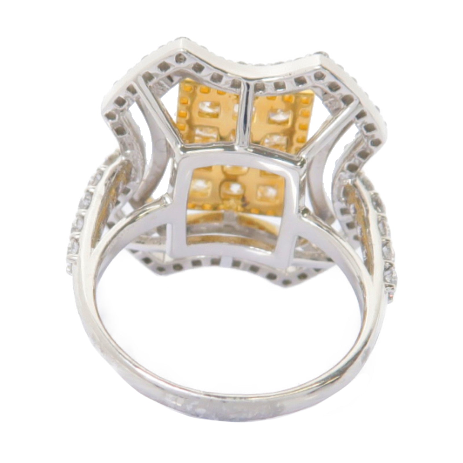 JEWELRY PT950鉑金/18K黃金Diamond Ring 2.00ct鑚石戒指US#6.5