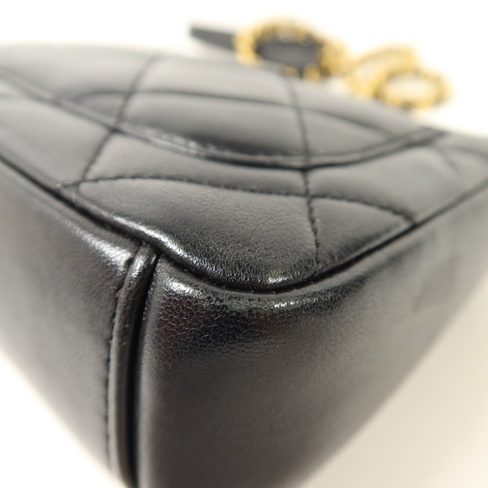 CHANEL 羊皮皮革Chain Shoulder鏈帶肩背袋