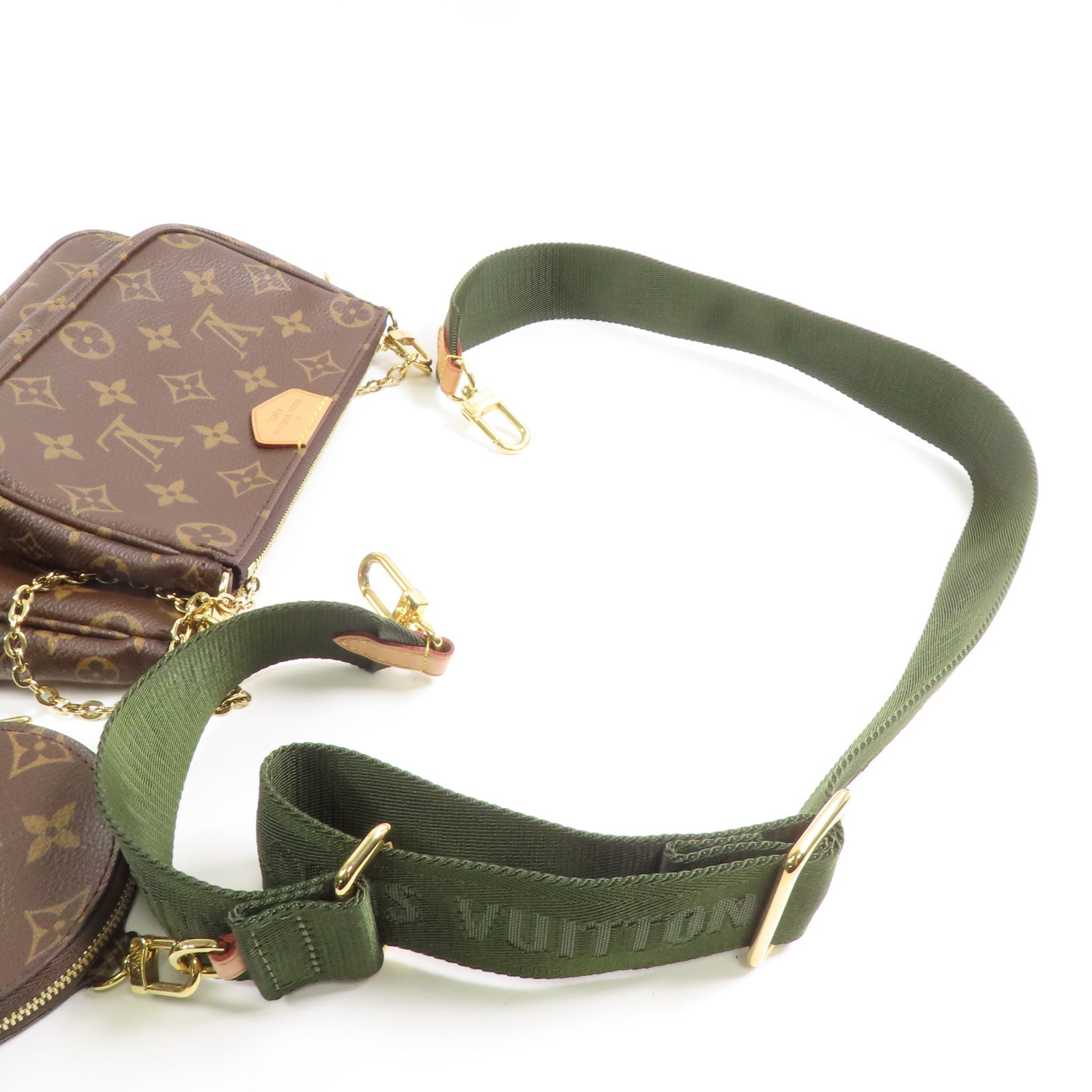 LOUIS VUITTON Monogram Multi Pochette Accessories金扣肩背袋