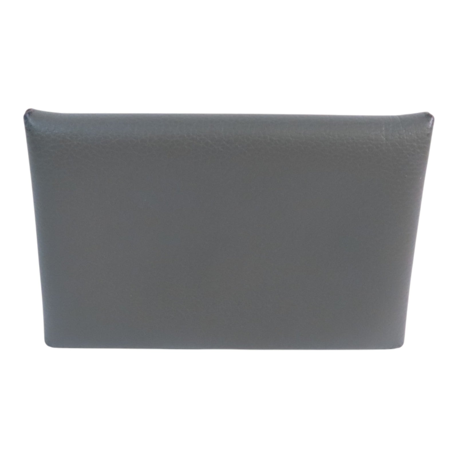 HERMES 【激減優惠】Clemence皮革Calvi Duo銀扣卡套