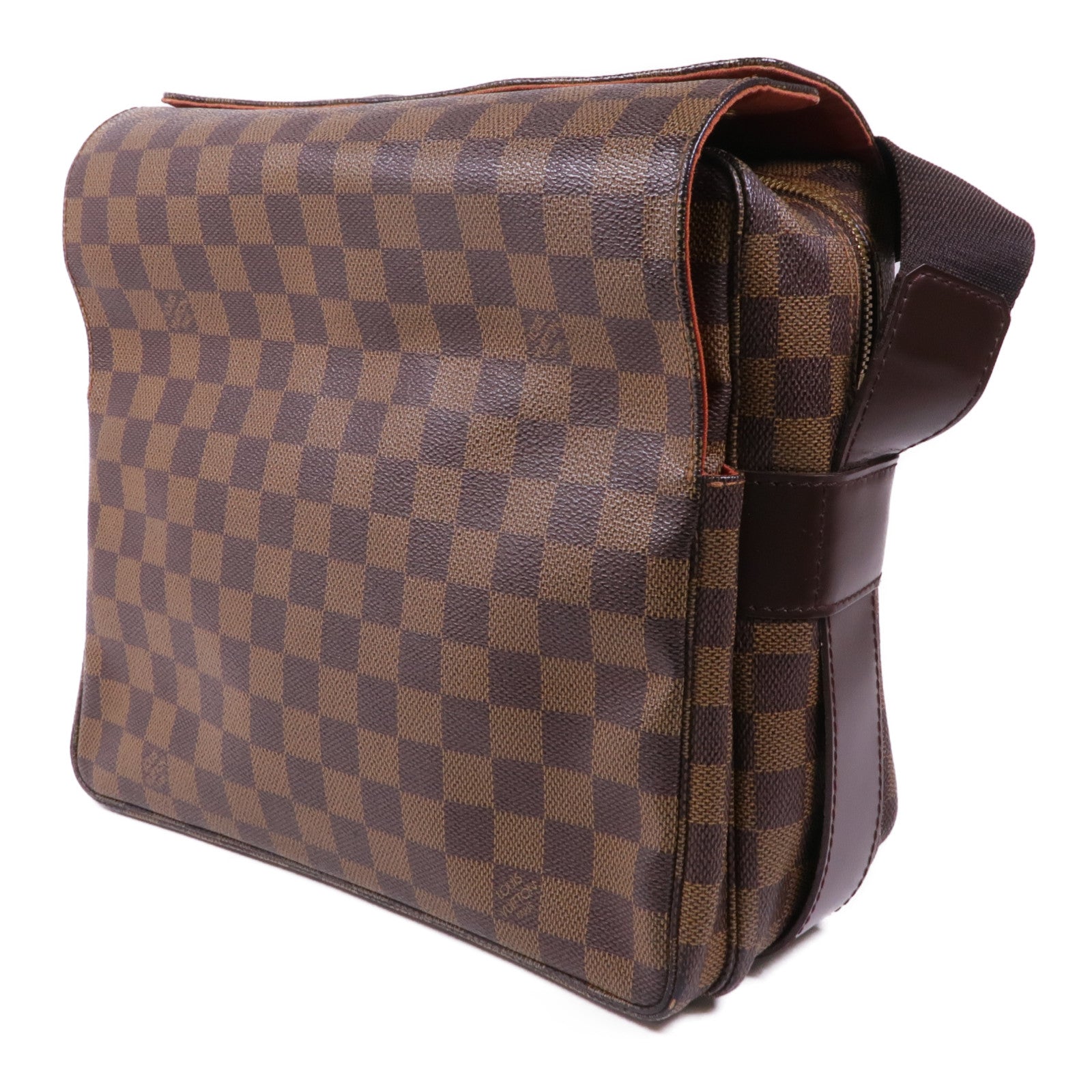 LOUIS VUITTON Damier Naviglio金扣肩背袋