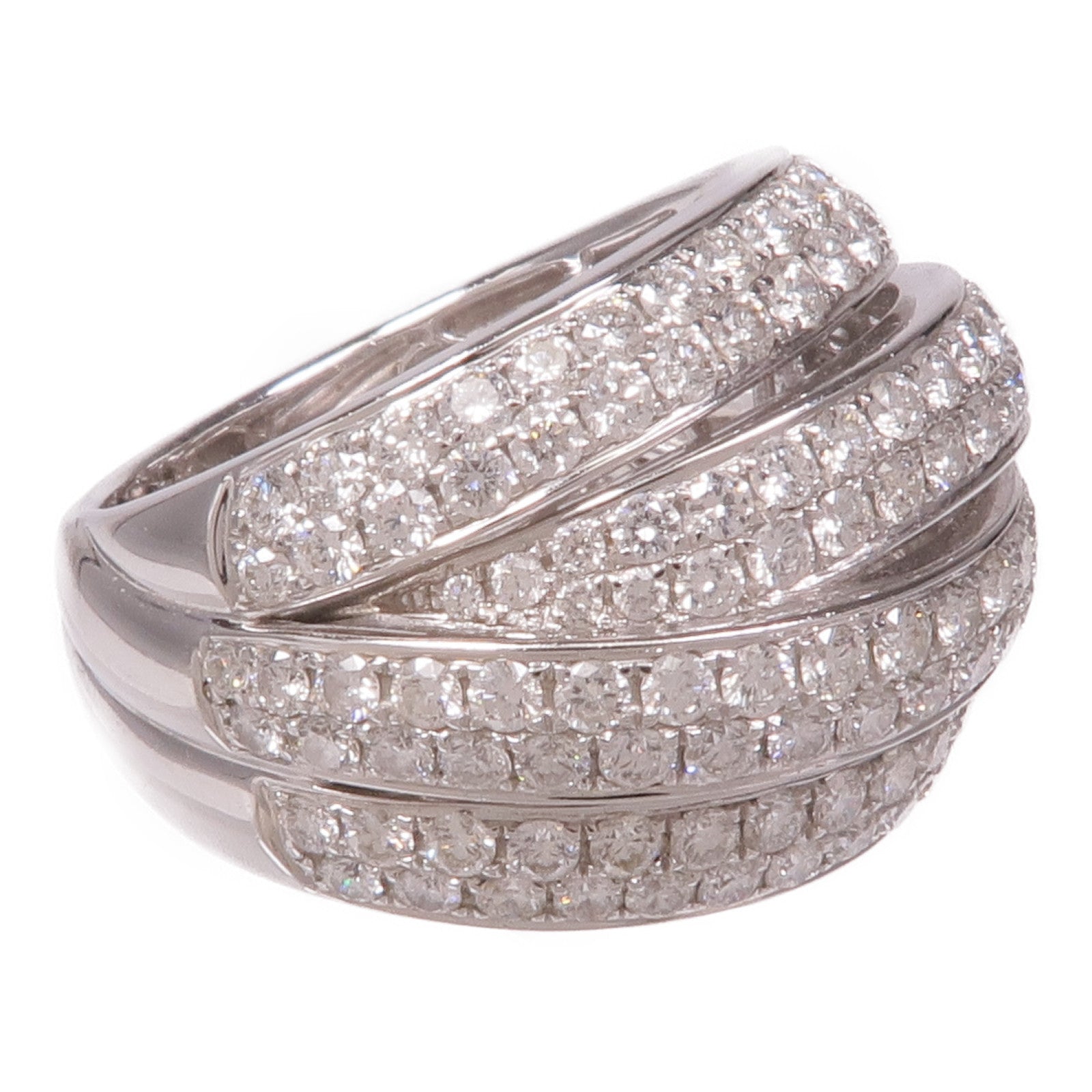 JEWELRY 18K白金Diamond Ring鑽石戒指US#6.75