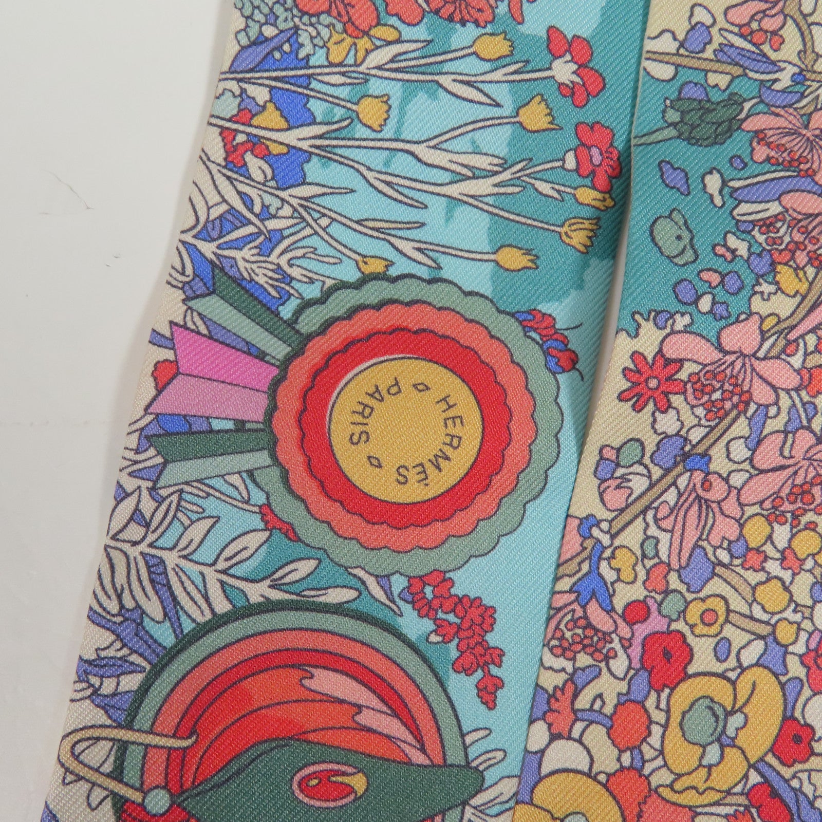 HERMES 絲質Twilly絲巾