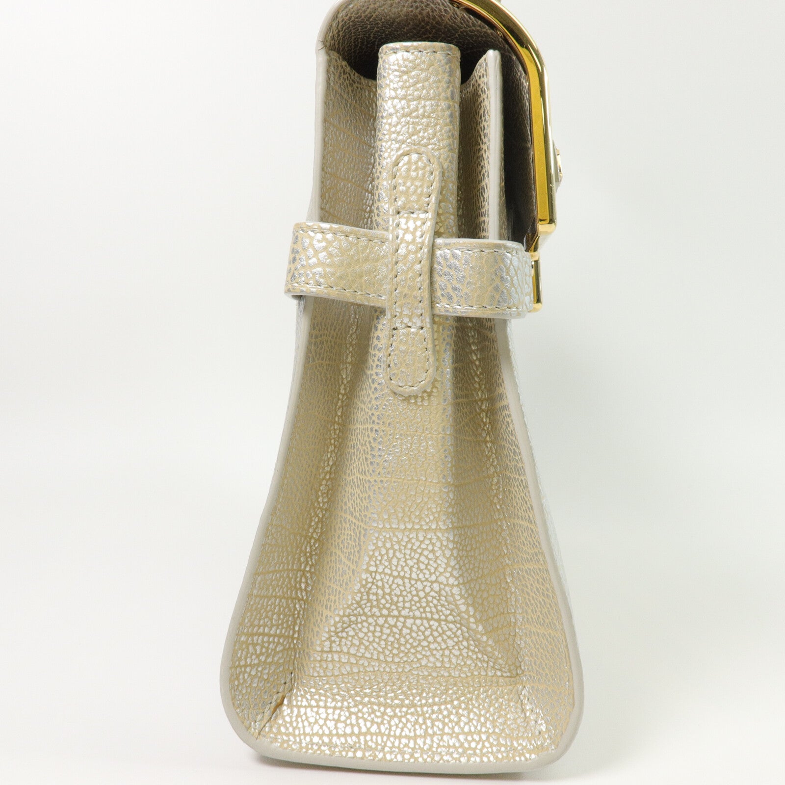 Delvaux 牛皮皮革Tempete MM手挽袋