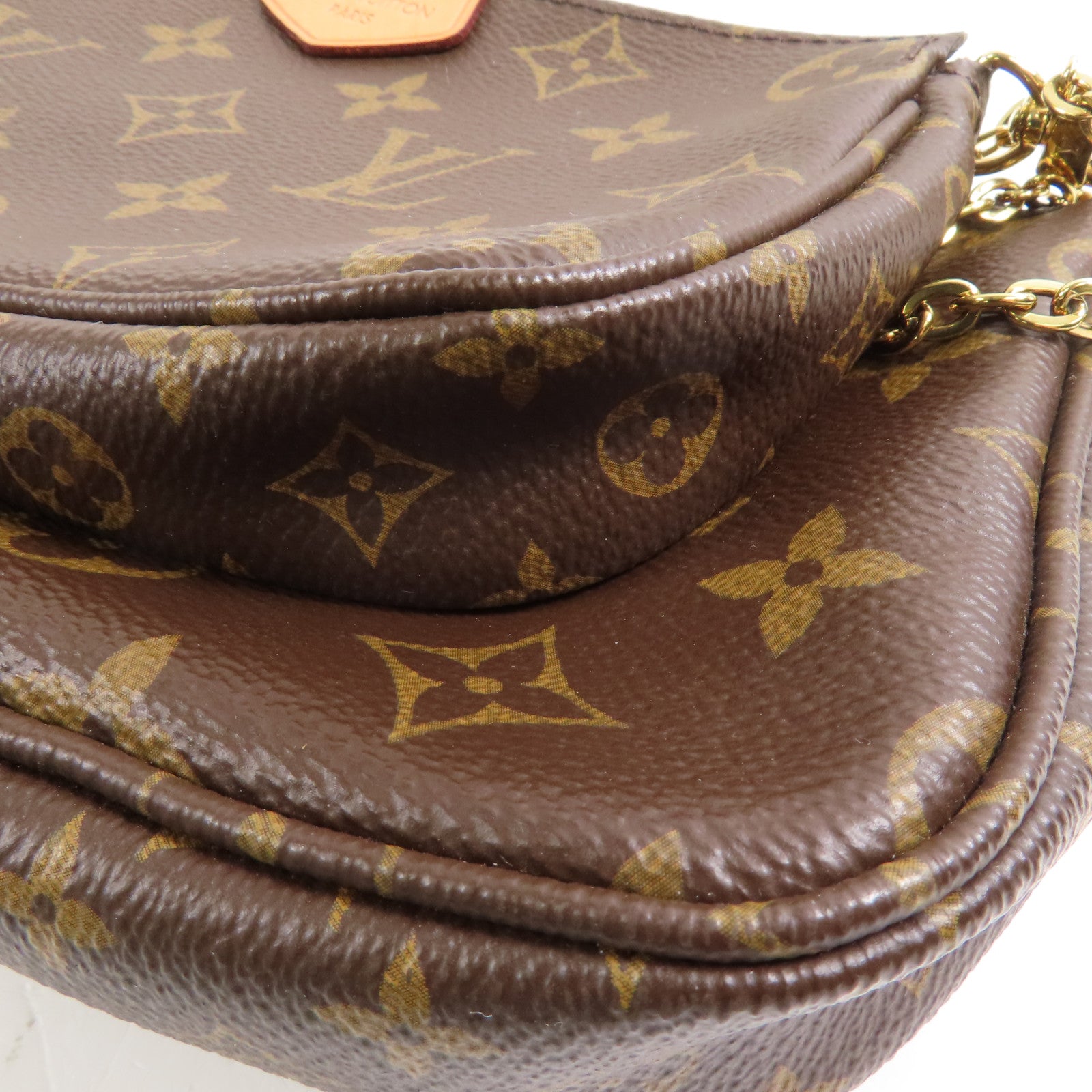 LOUIS VUITTON Monogram Multi Pochette Accessories金扣肩背袋