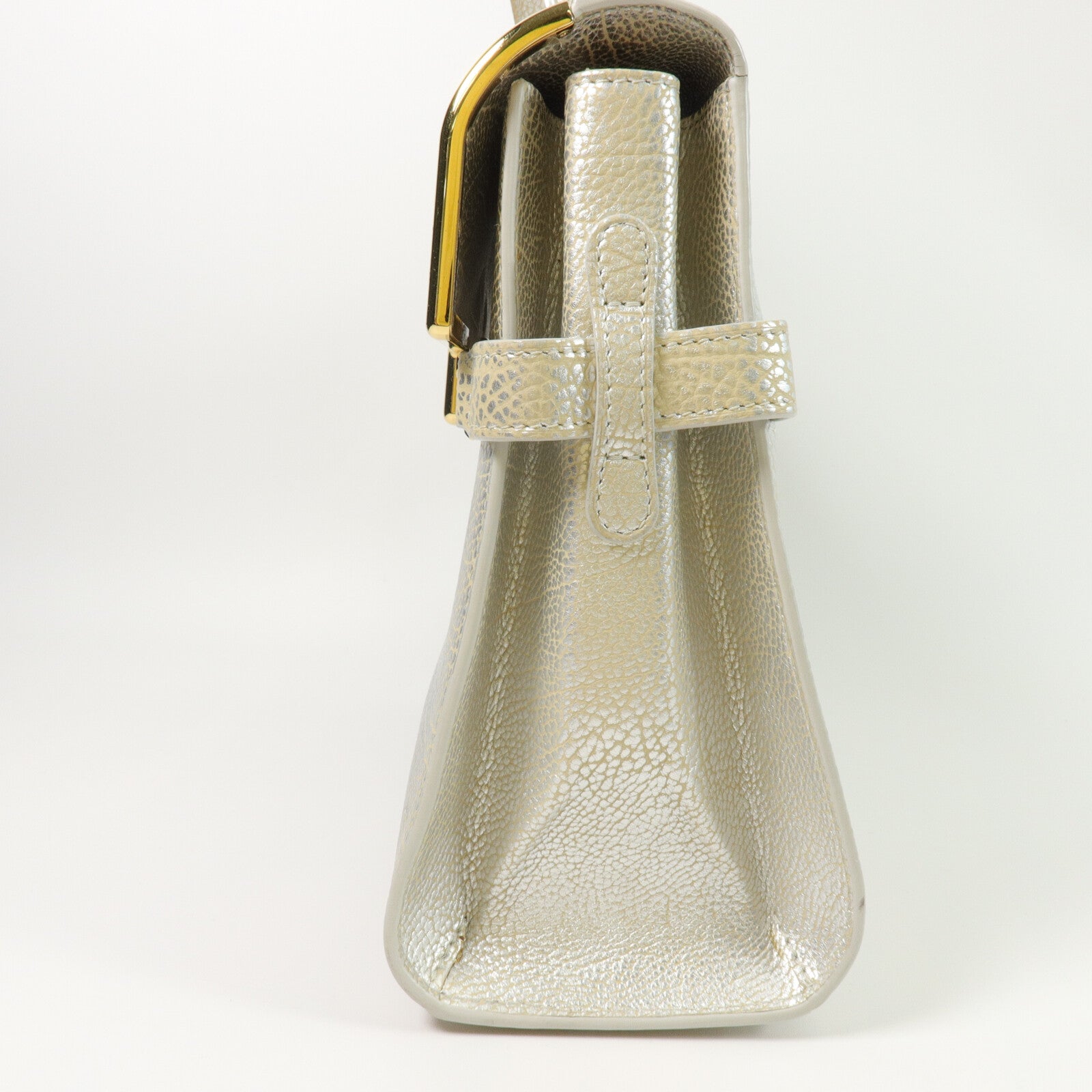 Delvaux 牛皮皮革Tempete MM手挽袋
