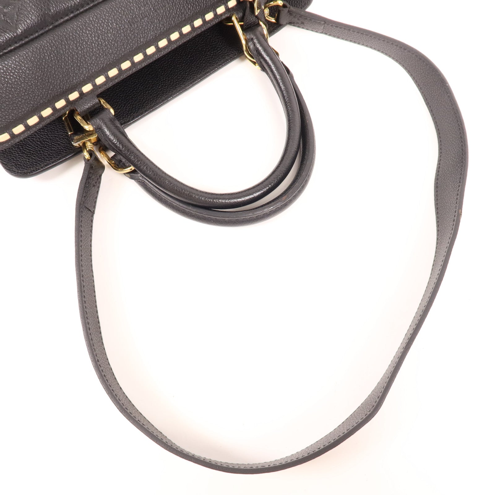 LOUIS VUITTON Monogram Empreinte Vosges MM金扣手挽肩背兩用袋