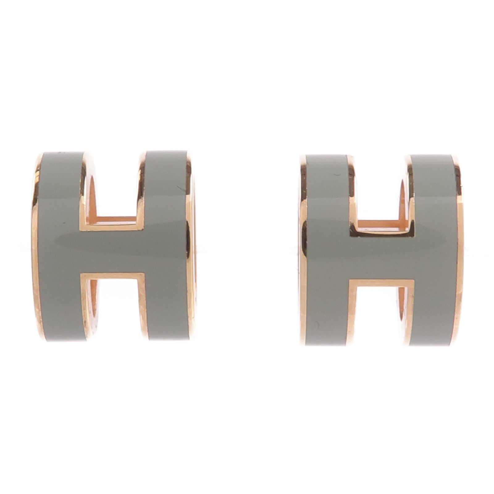 HERMES 【激減優惠】金屬Pop H Earrings耳環