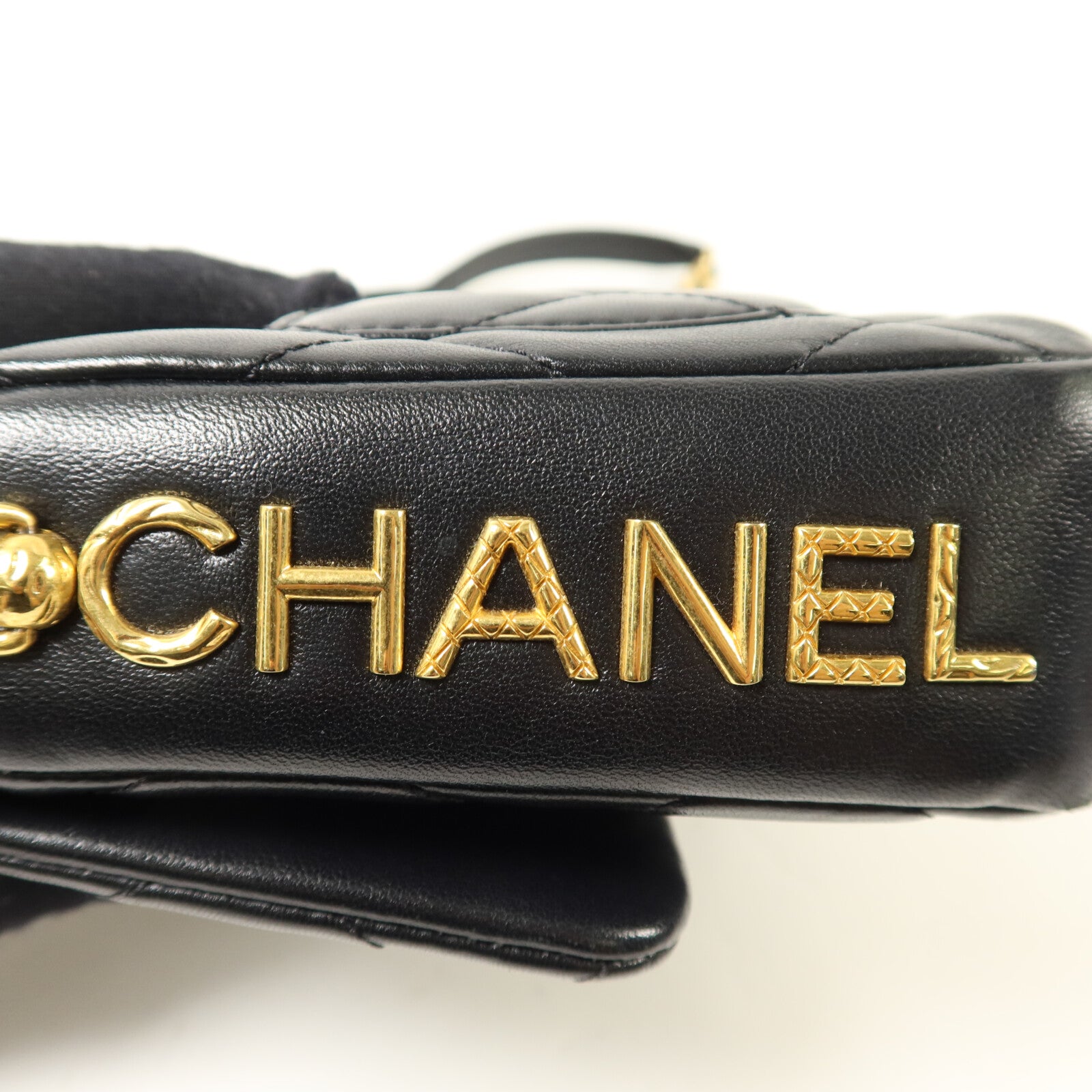 CHANEL 羊皮皮革Chain Shoulder鏈帶肩背袋