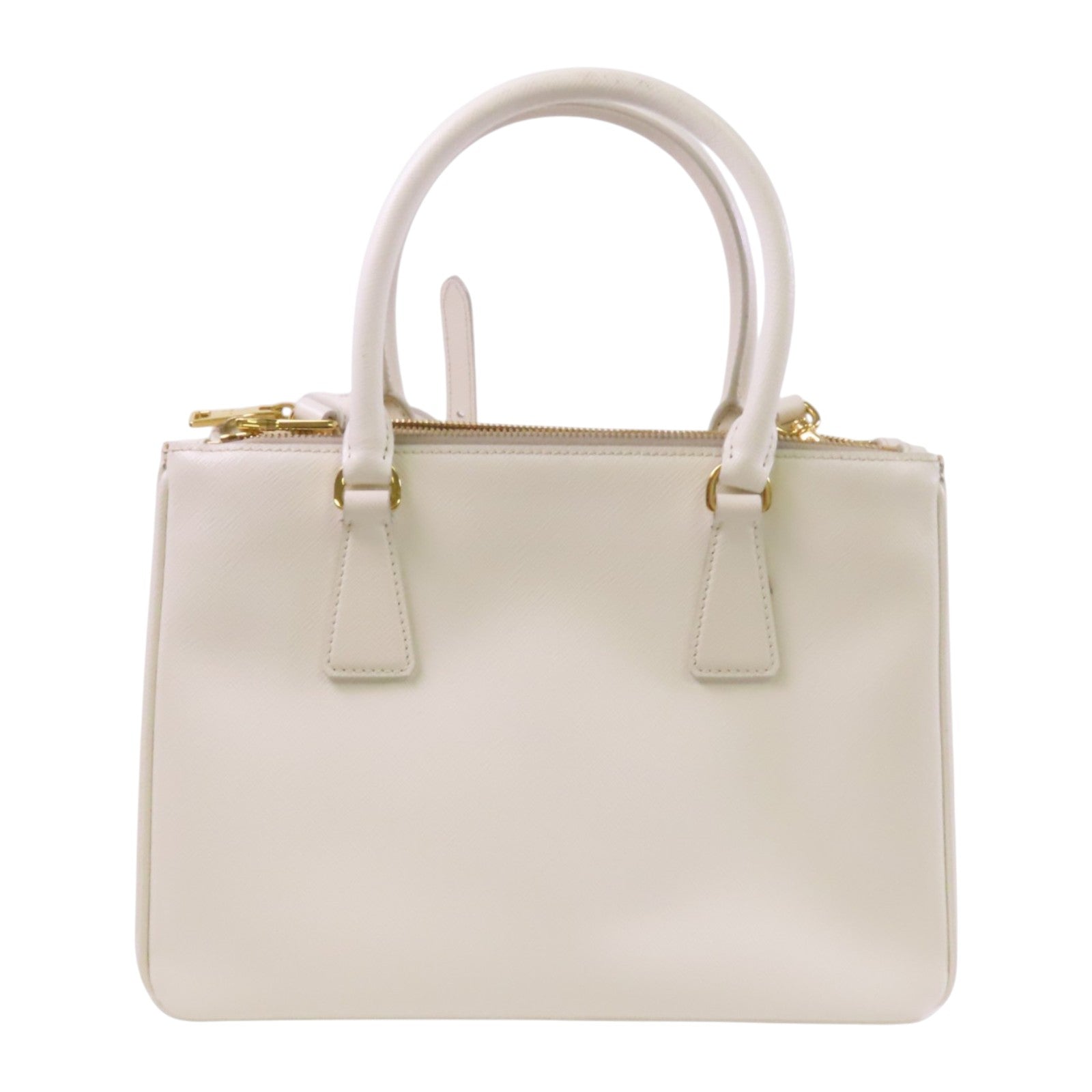 PRADA Saffiano皮革2Way Shoulder Bag金扣手挽肩背兩用袋