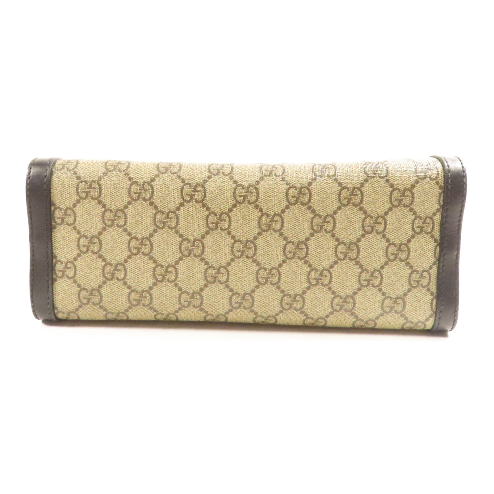 GUCCI 【激減優惠】塗層帆布Padlock Small GG金扣鏈帶肩背袋