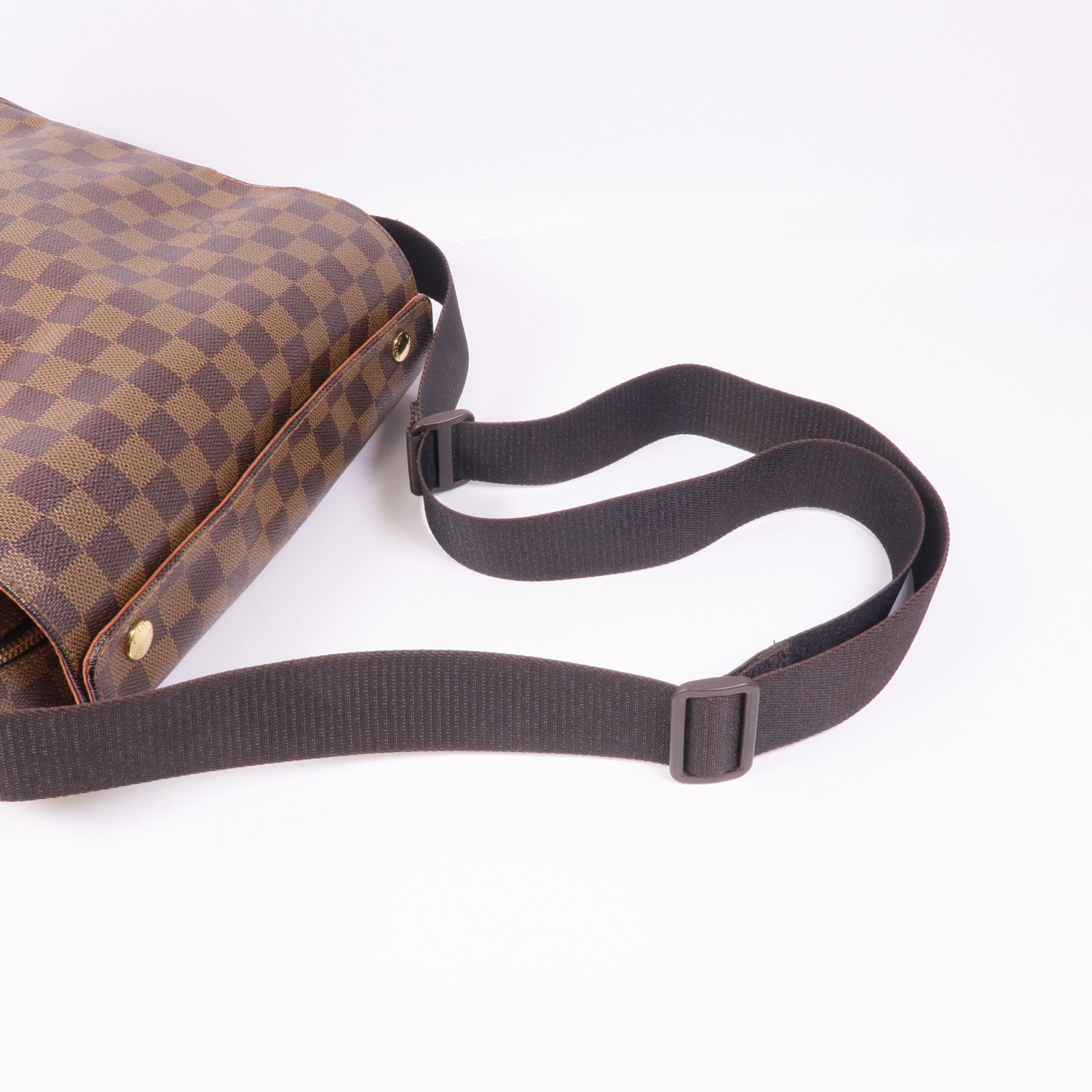 LOUIS VUITTON Damier Naviglio金扣肩背袋