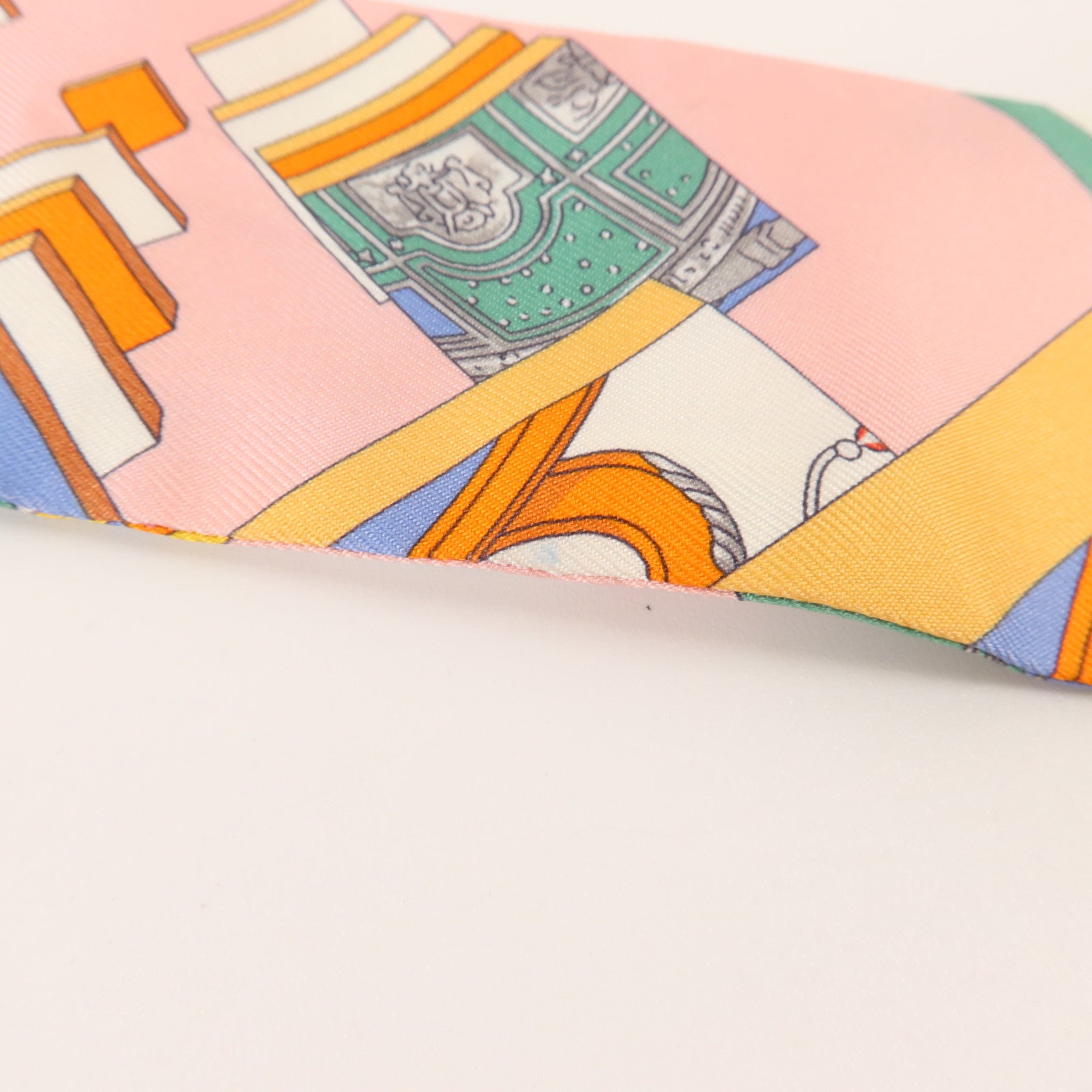 HERMES 絲質Twilly絲巾