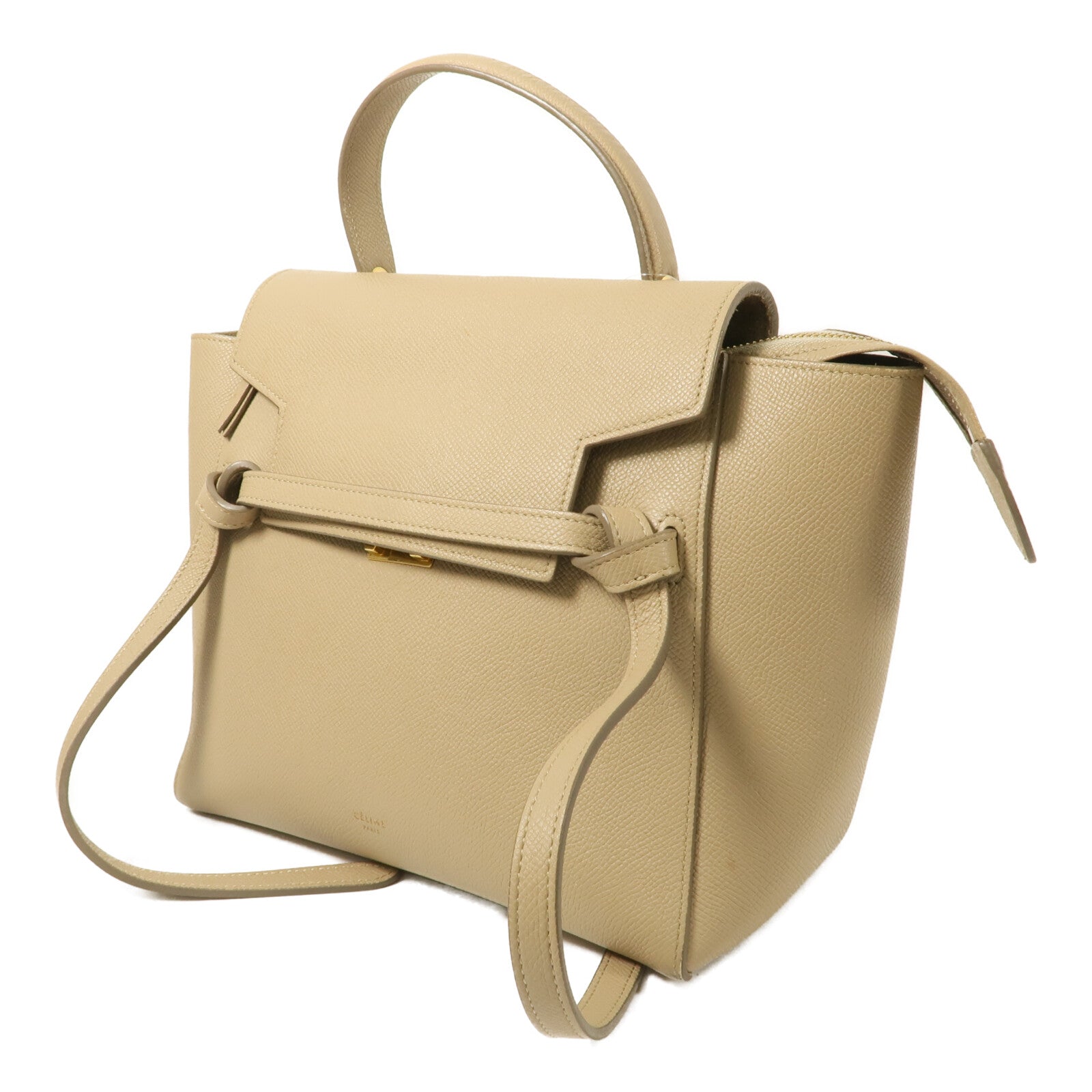 CELINE 牛皮皮革Micro Belt Bag手挽肩背兩用袋