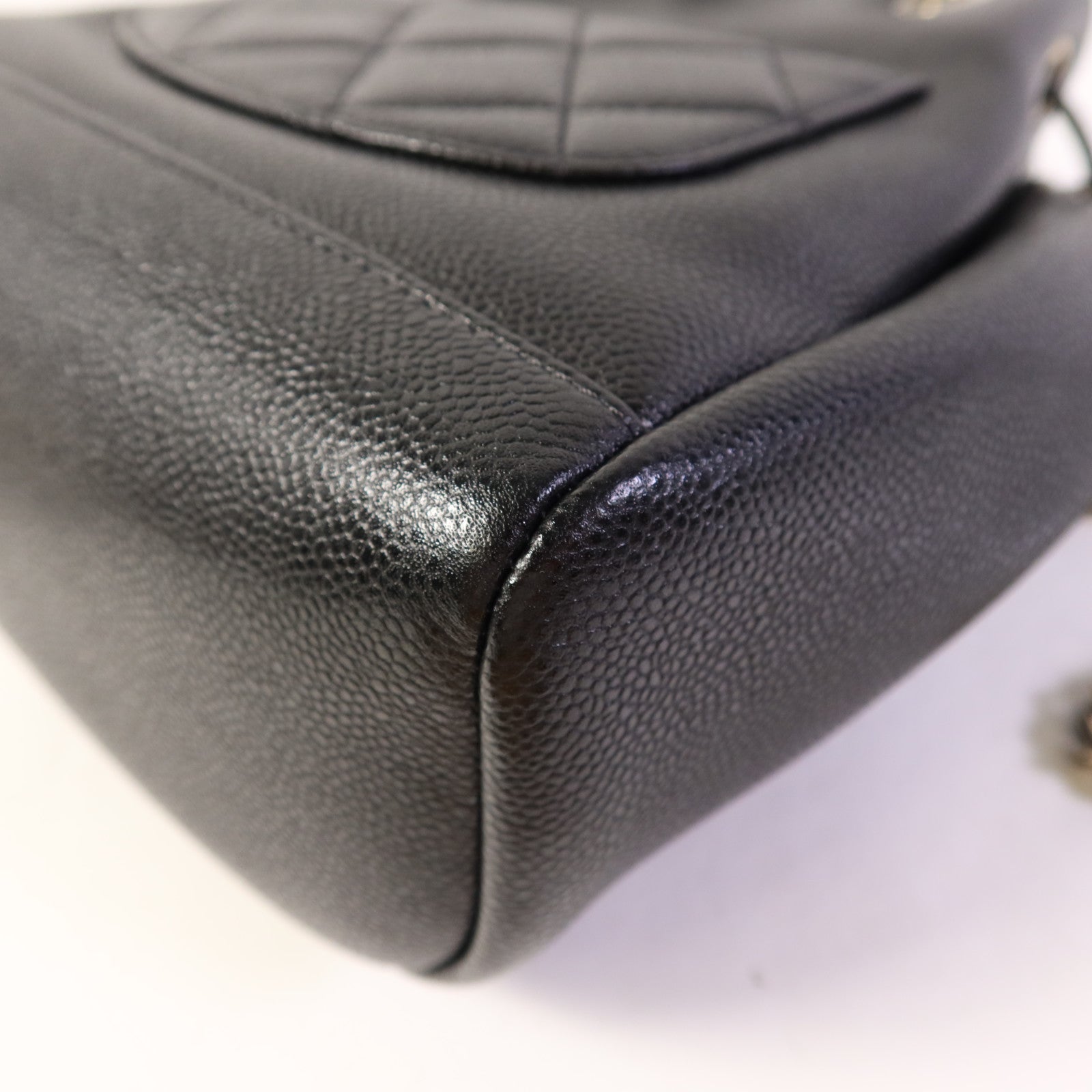 CHANEL 牛皮皮革Chain Shoulder Bag金扣鏈帶肩背袋