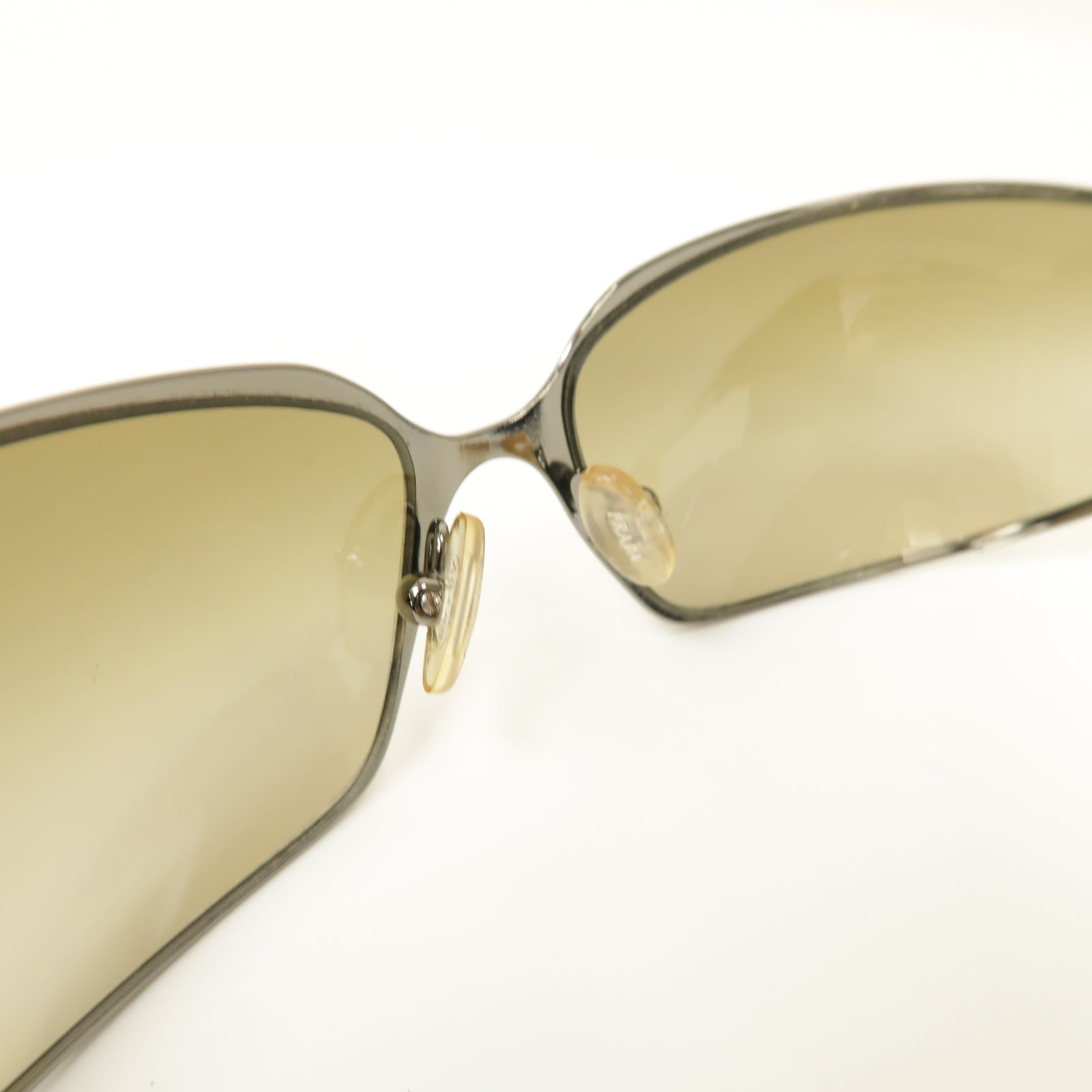 PRADA PVC/金屬Sunglasses太陽眼鏡灰色/銀色