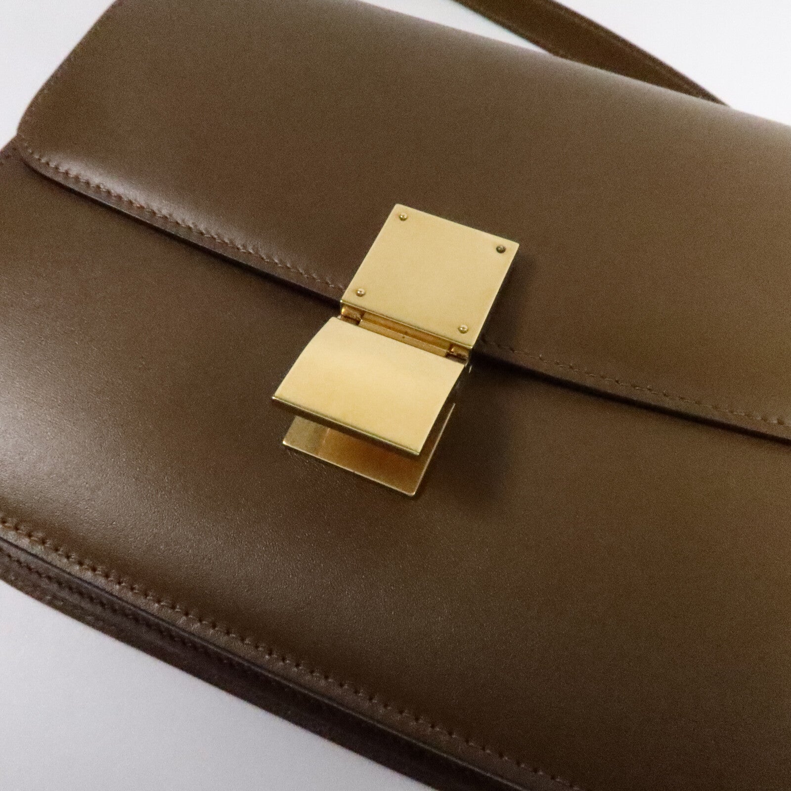 CELINE 牛皮皮革Classic Box Medium肩背袋
