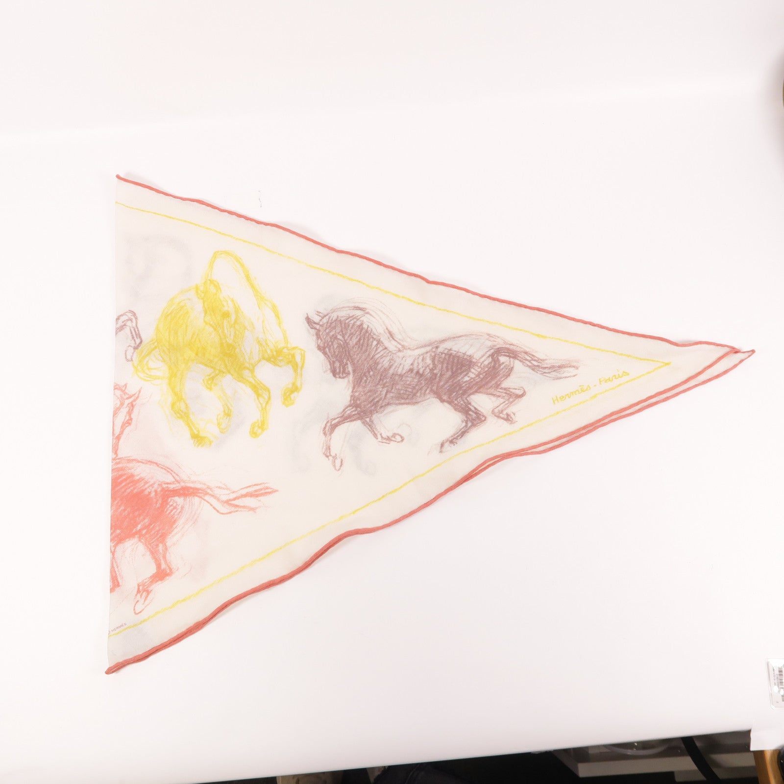 HERMES 羊絨/絲質Scarf圍巾