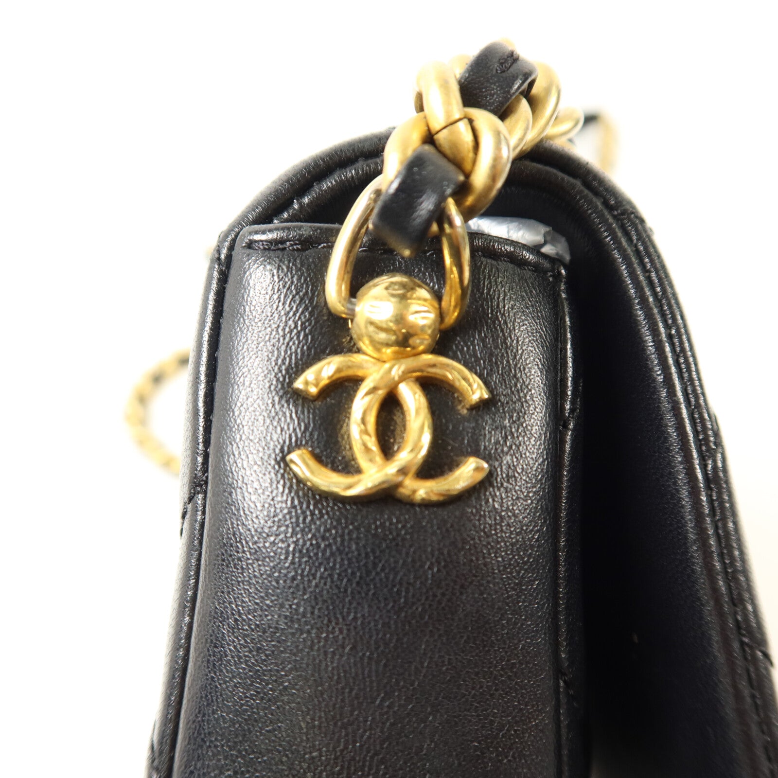 CHANEL 羊皮皮革Chain Shoulder鏈帶肩背袋