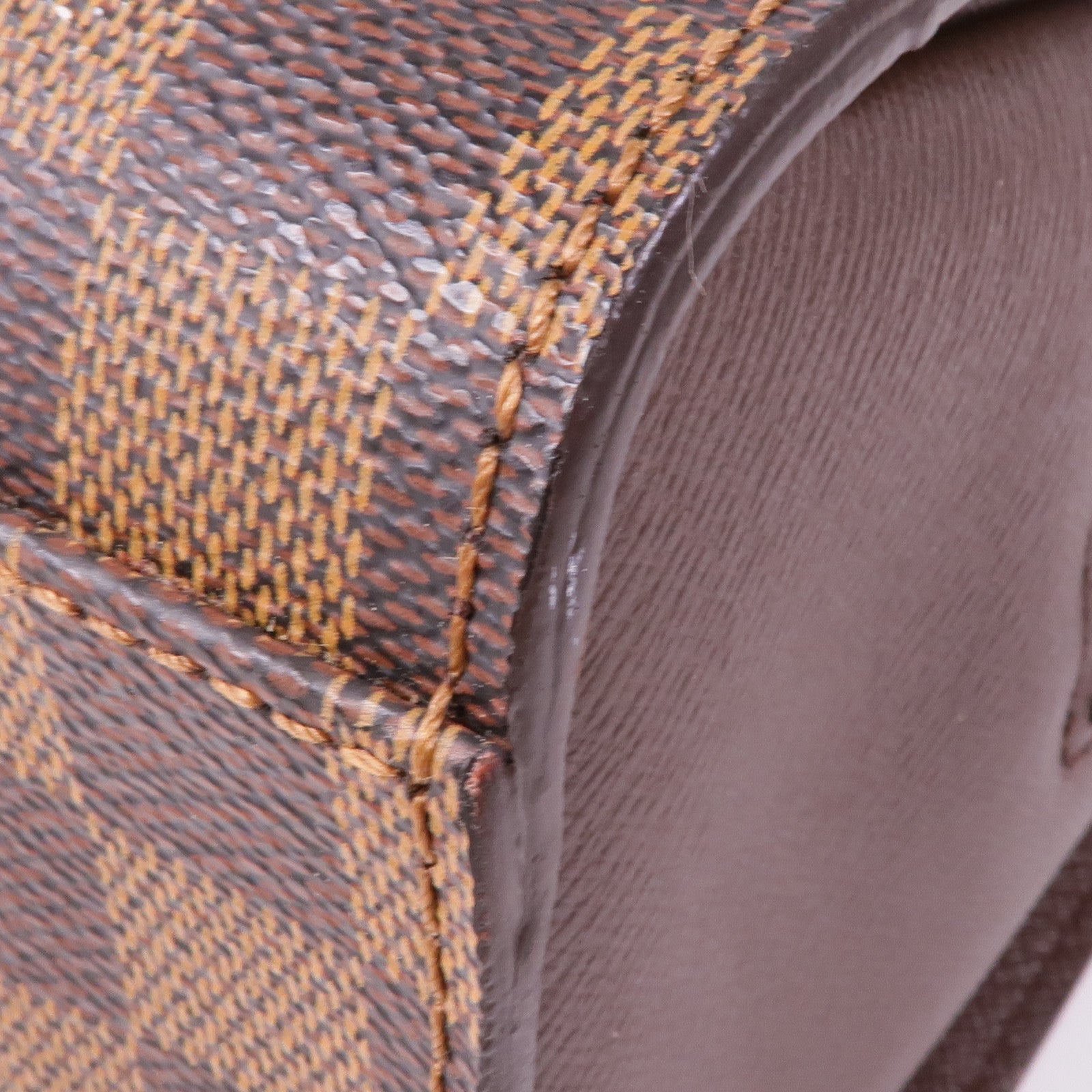 LOUIS VUITTON Damier Triana金扣手挽袋