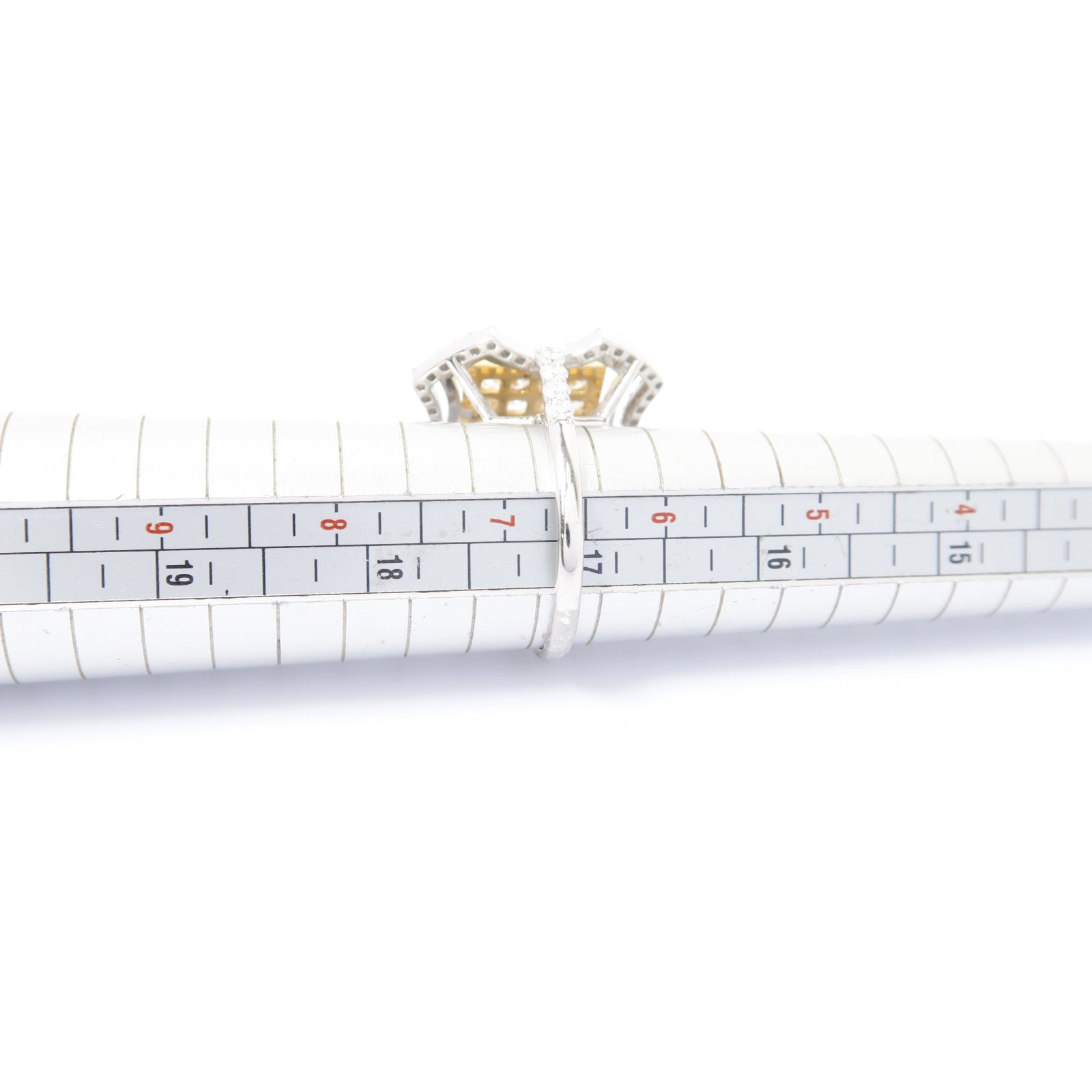 JEWELRY PT950鉑金/18K黃金Diamond Ring 2.00ct鑚石戒指US#6.5