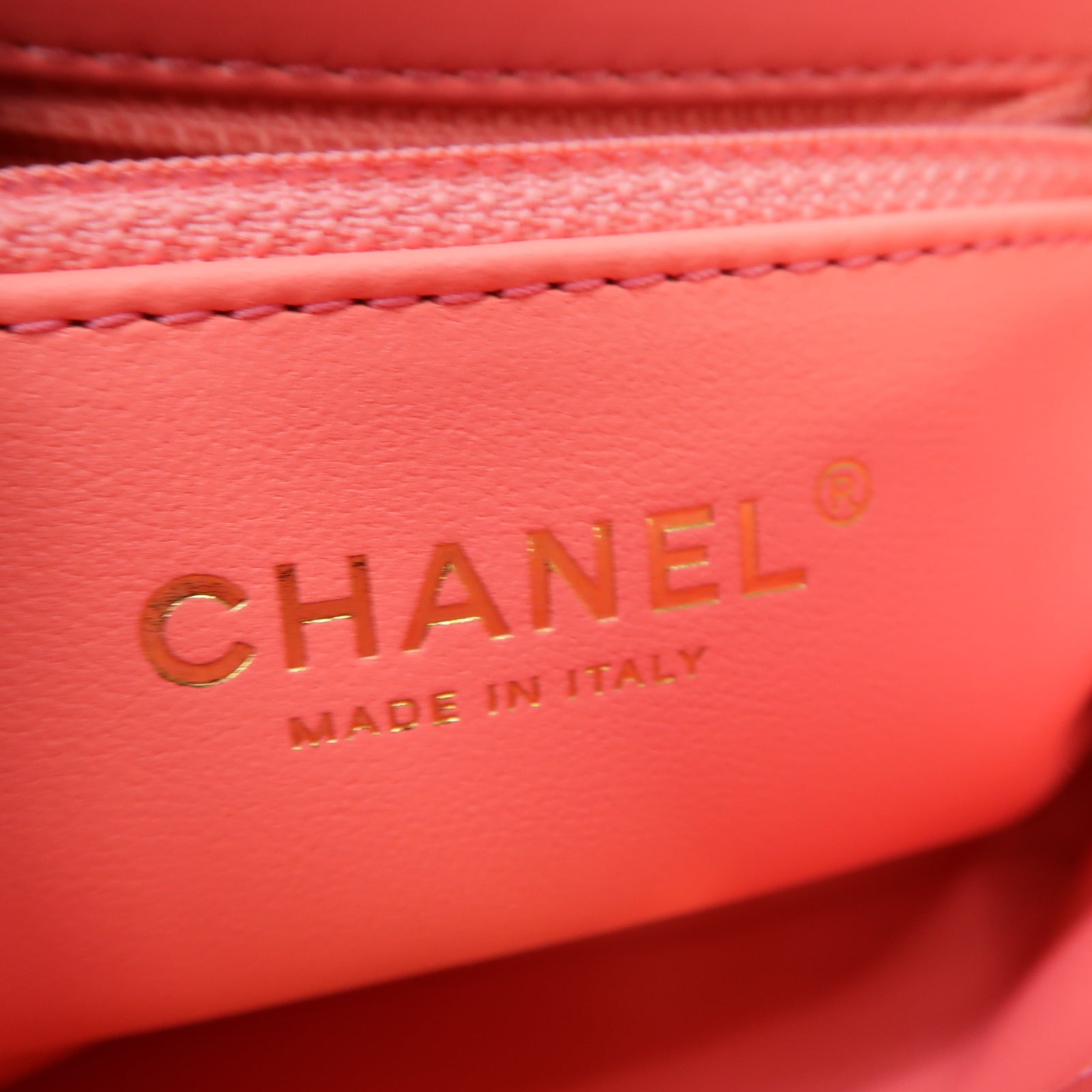 CHANEL 【激減優惠】菱格牛皮皮革Cruise 2 Way Chain Shoulder Bag金扣手挽肩背兩用袋粉紅色
