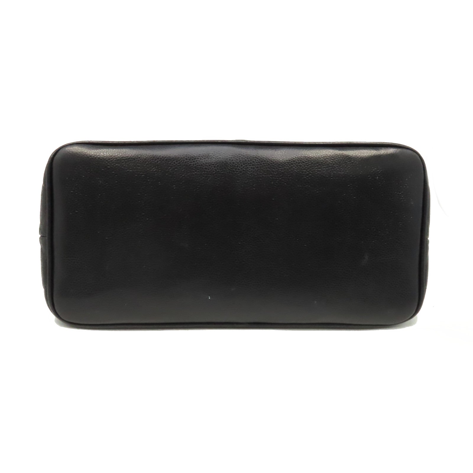 CHANEL 【激減優惠】菱格牛皮皮革Vintage Handbag金扣手挽袋黑色