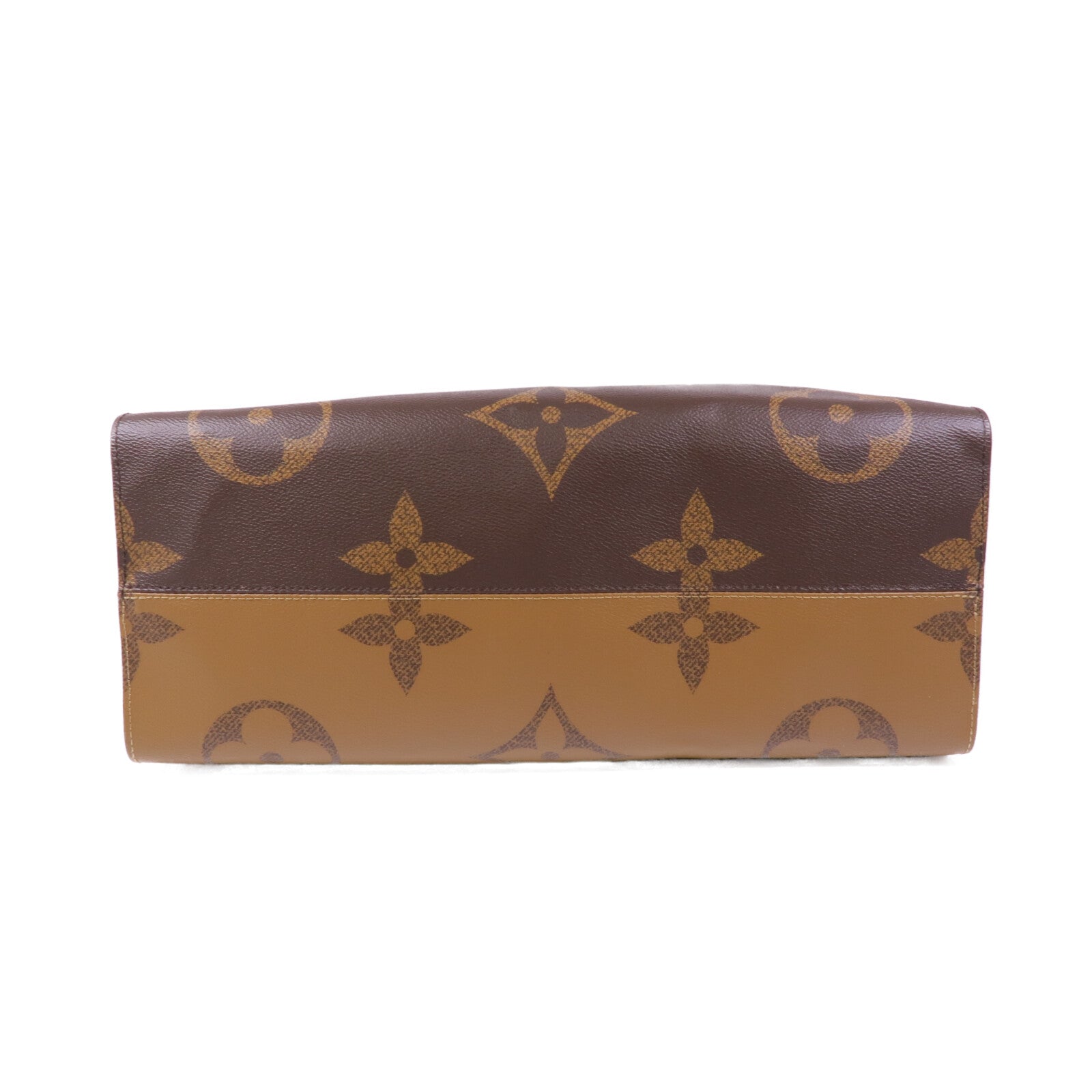 LOUIS VUITTON Monogram Giant/Reverse On The Go MM金扣手挽肩背兩用袋