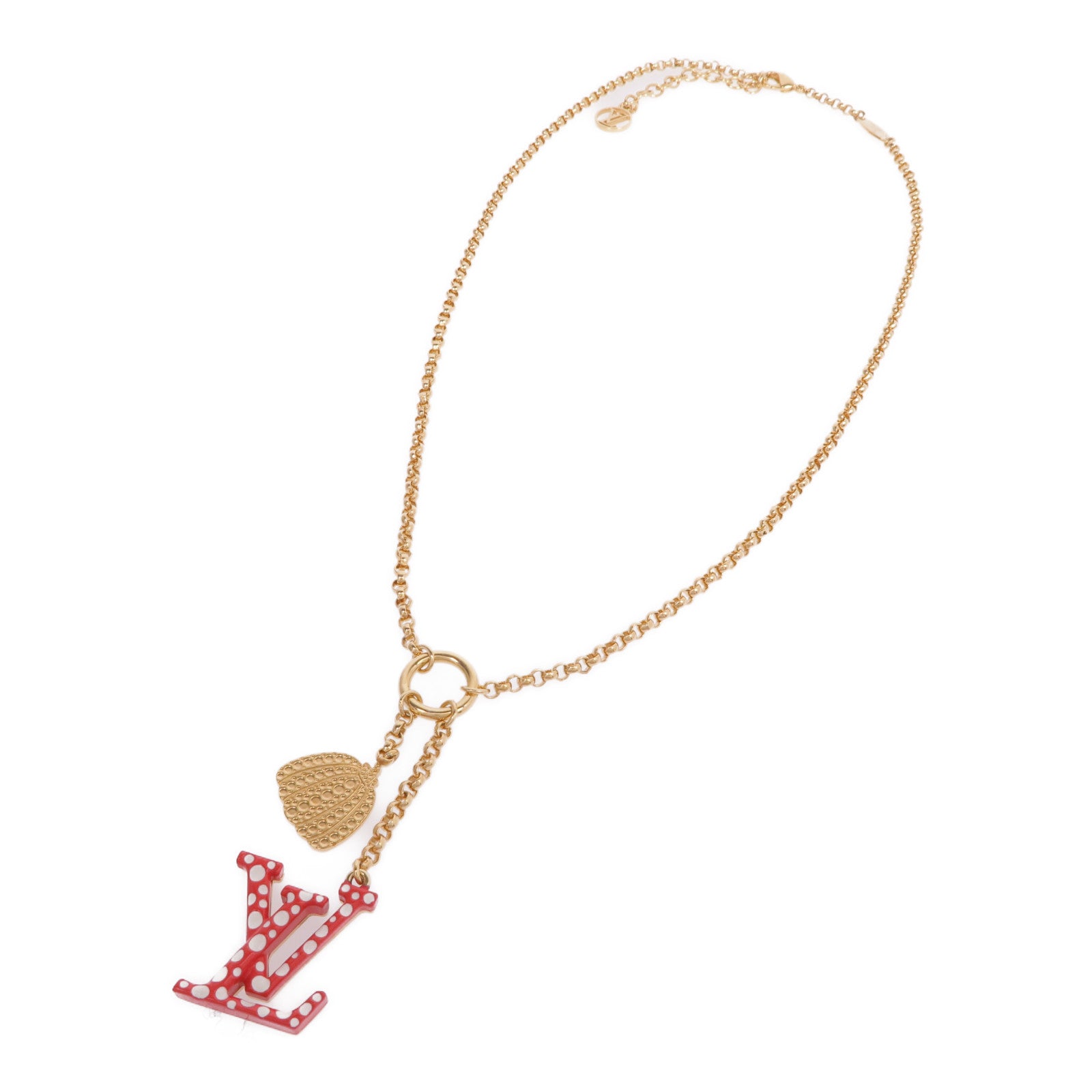 LOUIS VUITTON 金屬LV x Yayoi Kusama Necklace項鍊