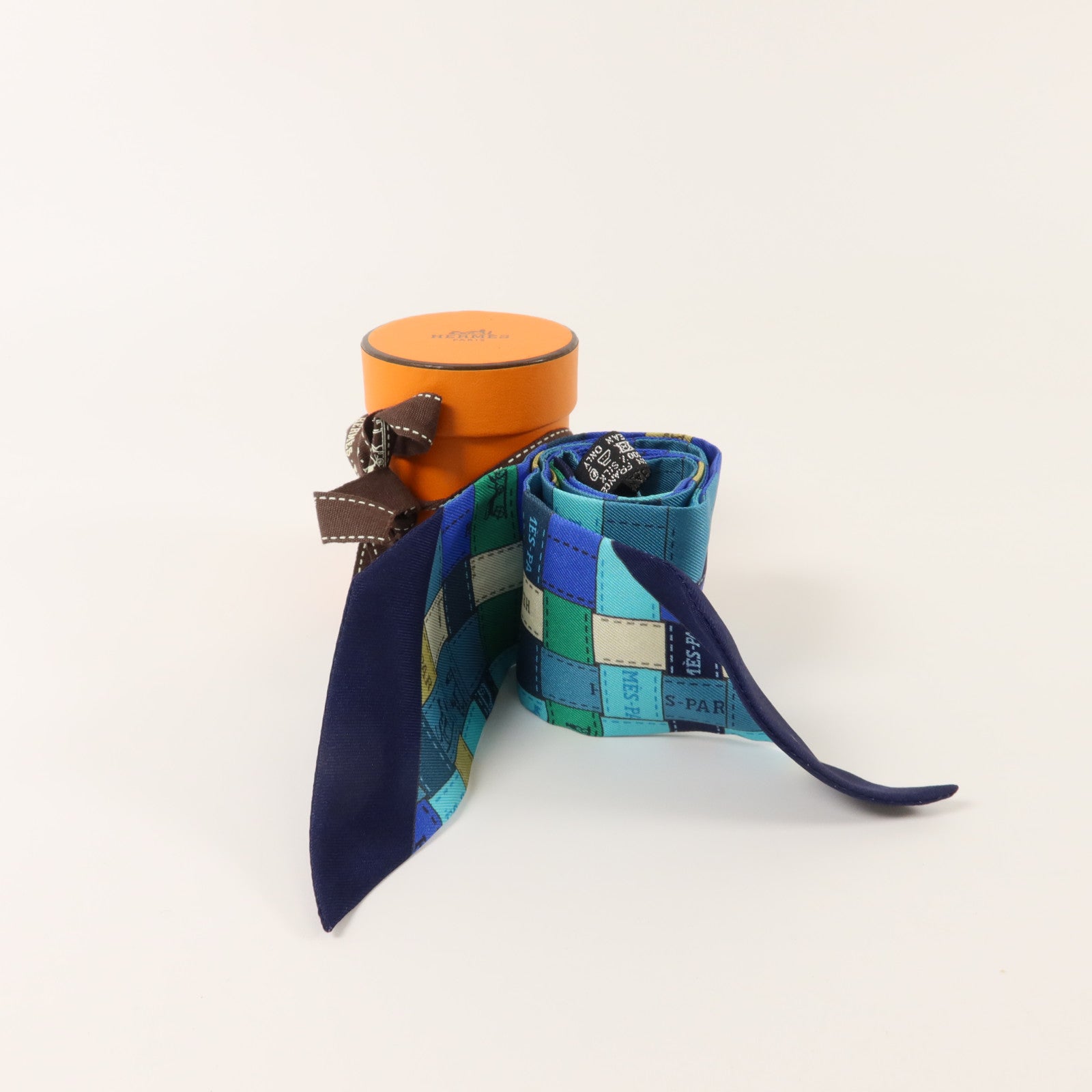 HERMES 絲質Twilly絲巾