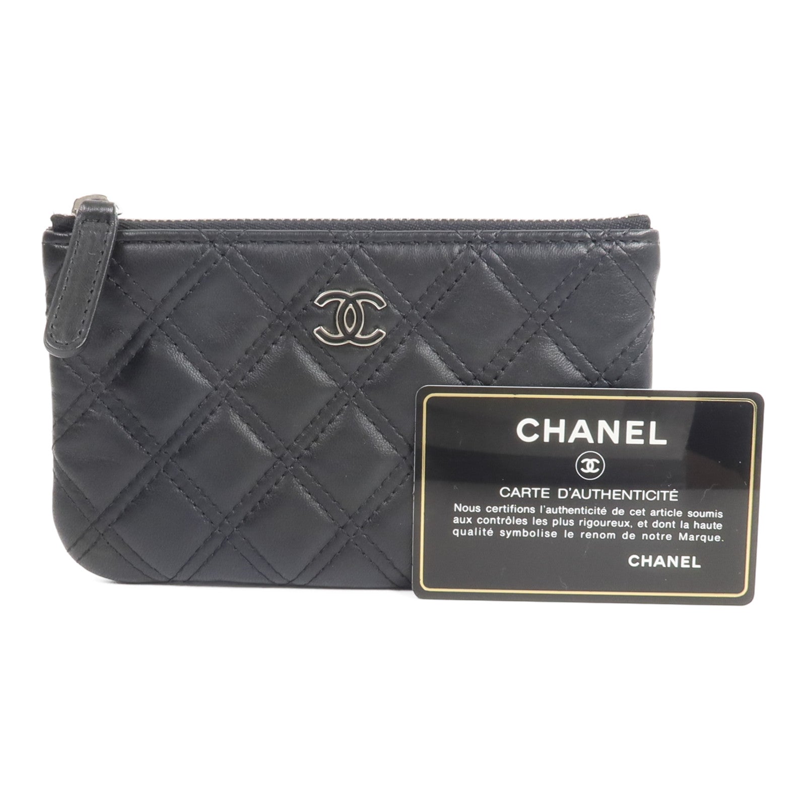 CHANEL 牛皮皮革Small Pouch小袋