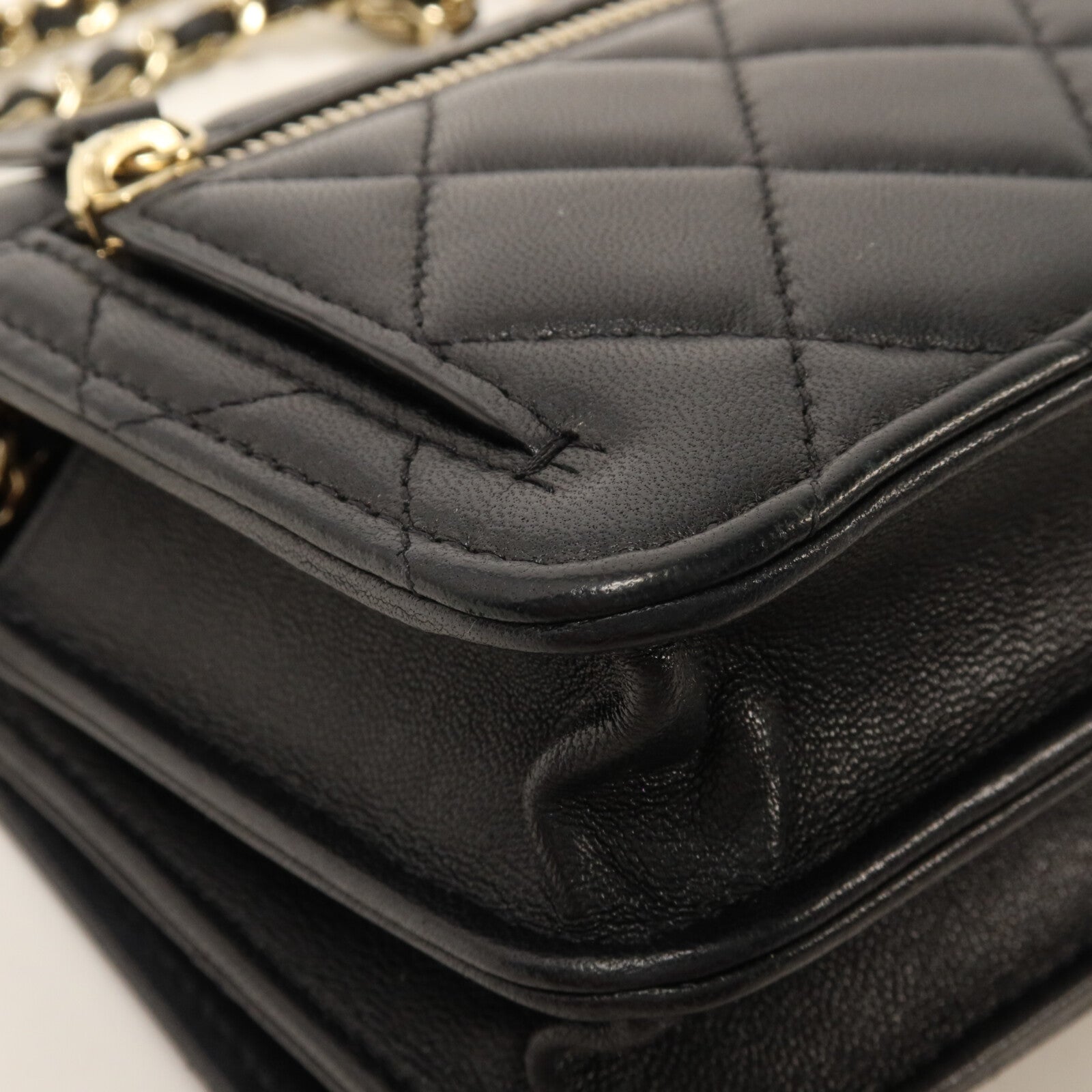 CHANEL 羊皮皮革Trendy CC Wallet On Chain鏈帶肩背袋