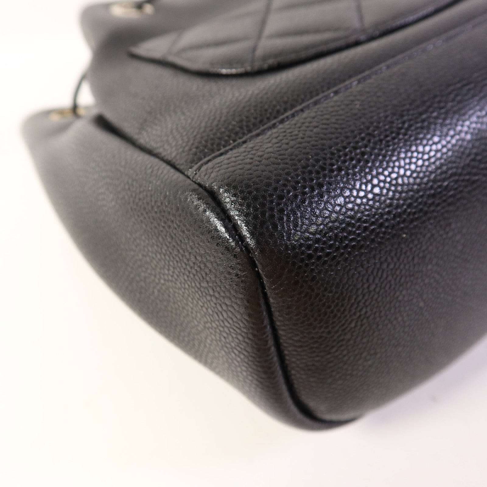 CHANEL 牛皮皮革Chain Shoulder Bag金扣鏈帶肩背袋