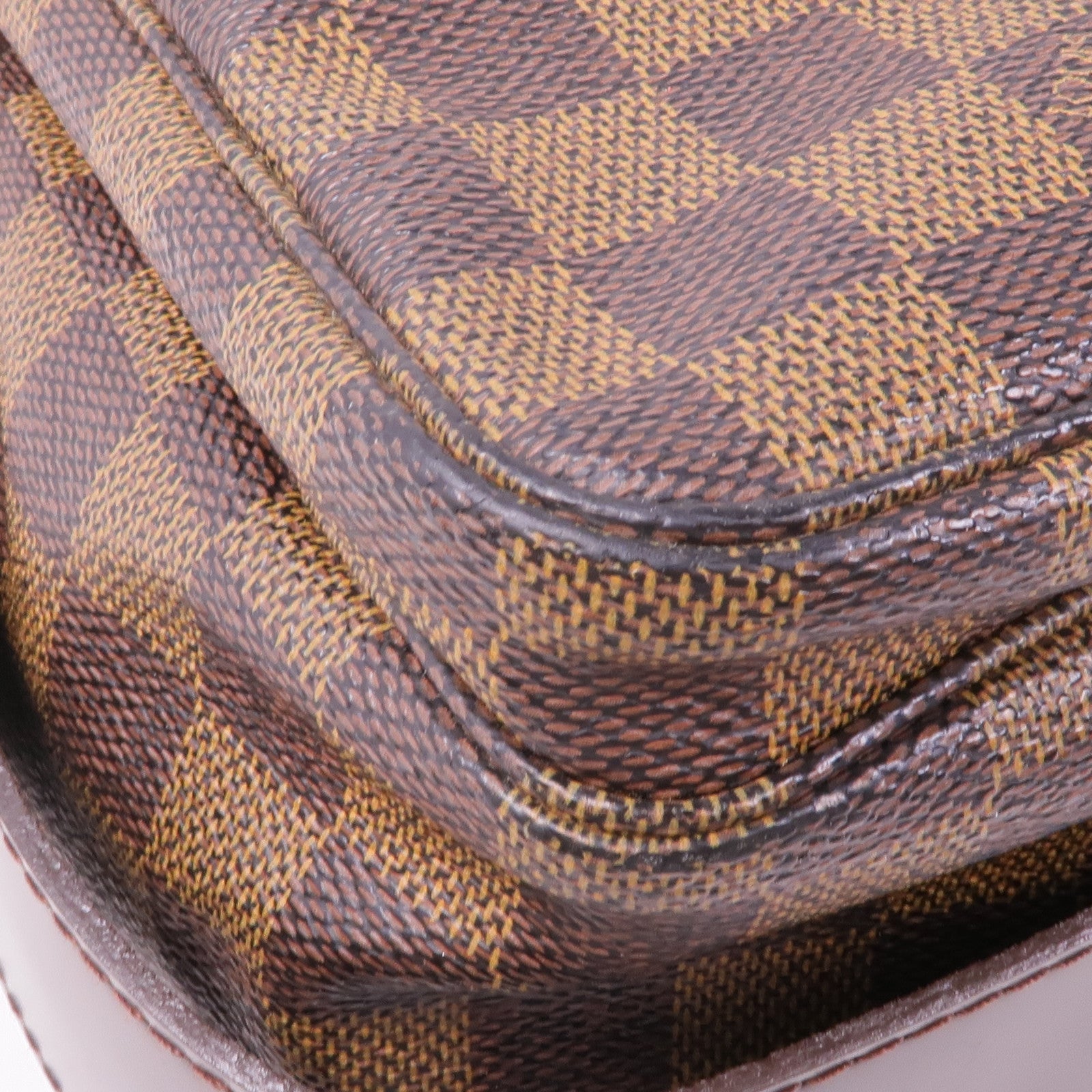 LOUIS VUITTON Damier Naviglio金扣肩背袋