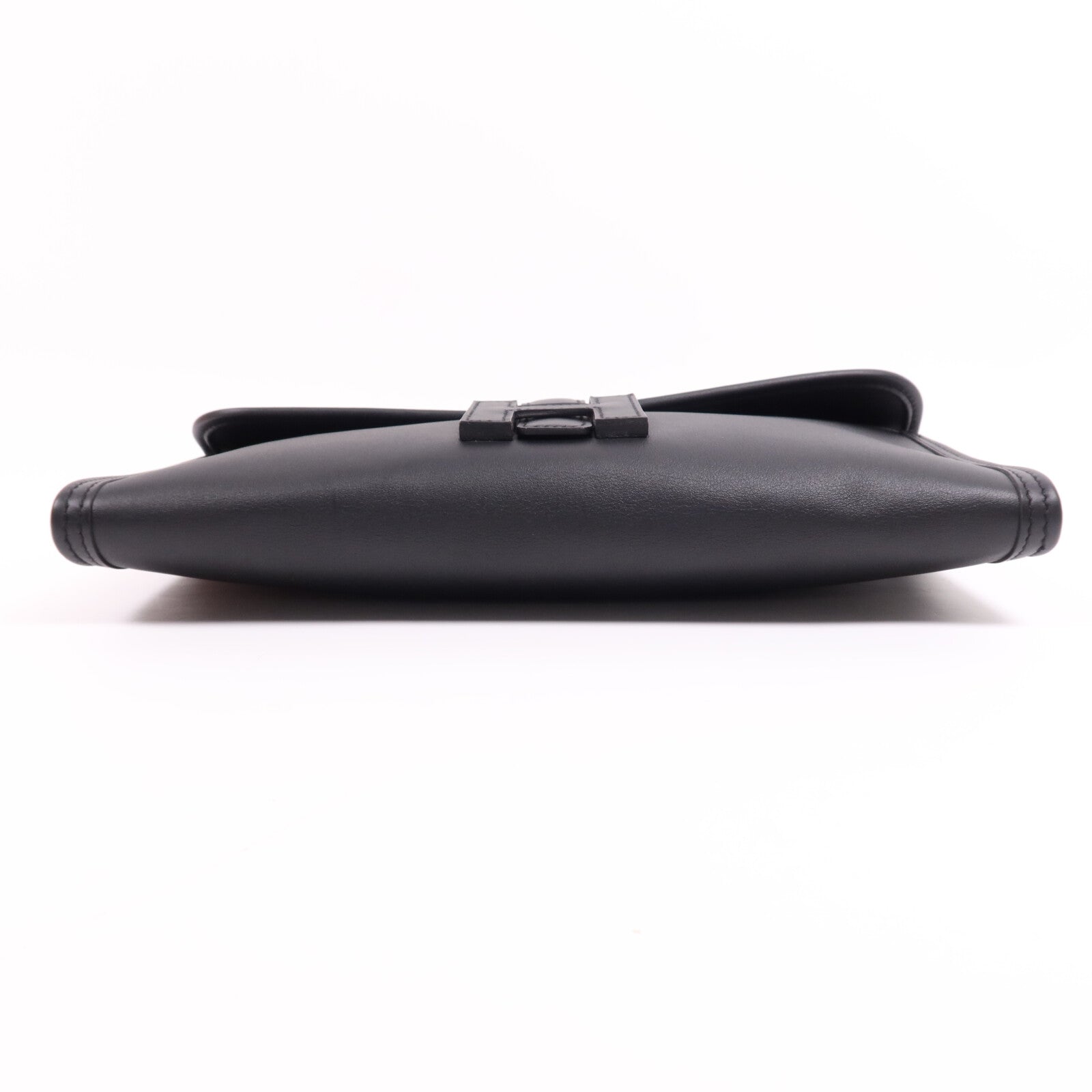 HERMES Swift皮革Jige PM手拿包Noir