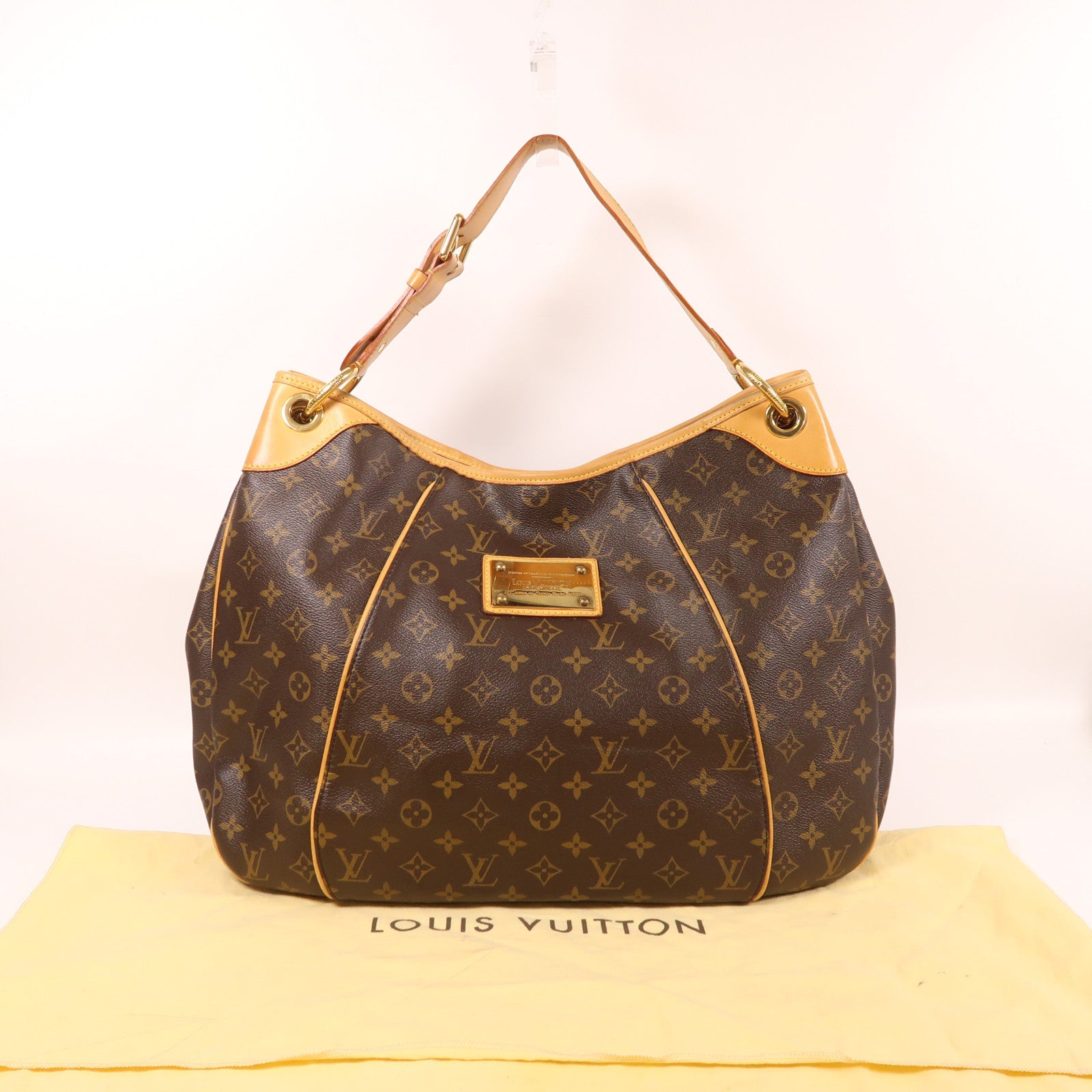 LOUIS VUITTON Monogram Galliera GM金扣肩背袋