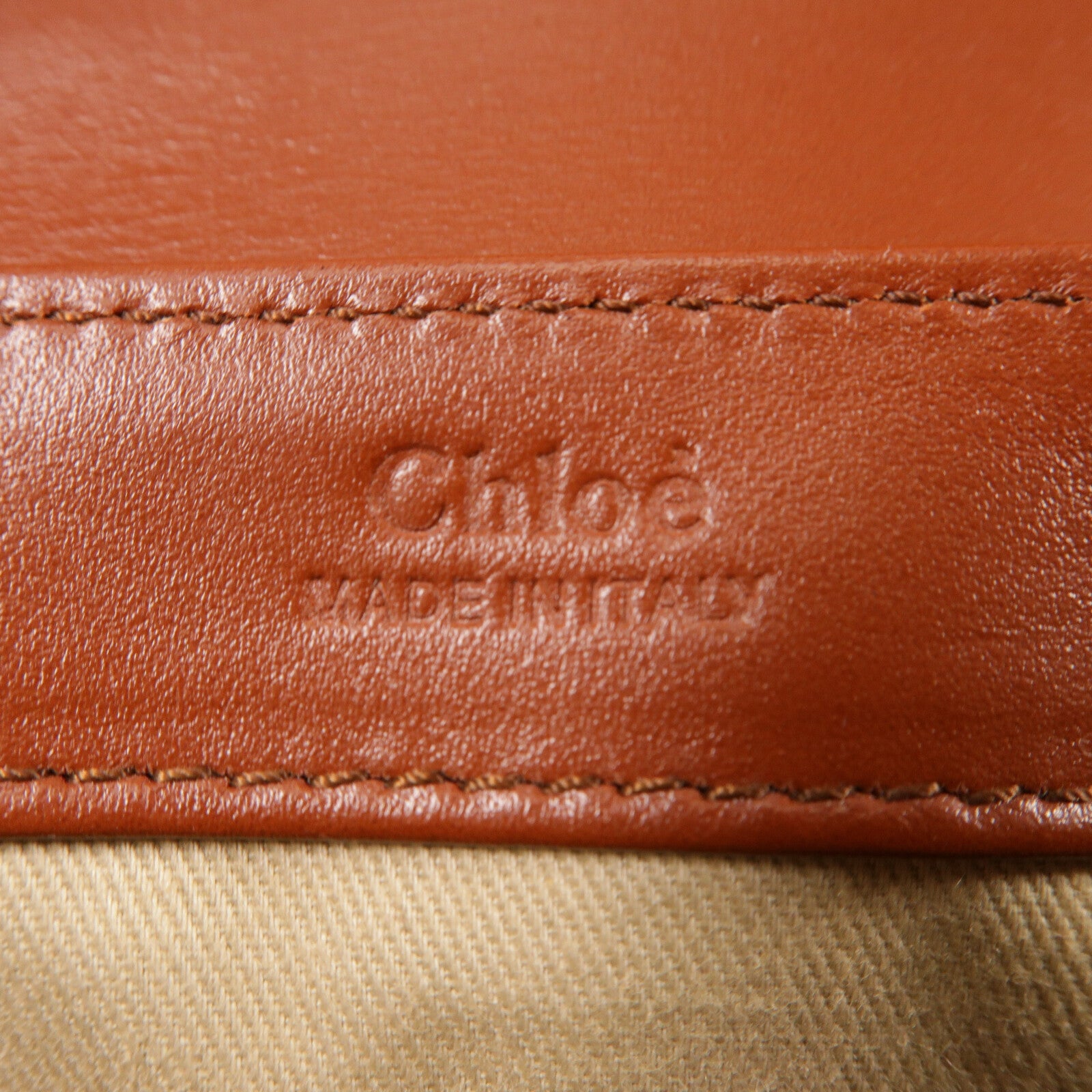Chloe 牛皮皮革Mini C手挽肩背兩用袋
