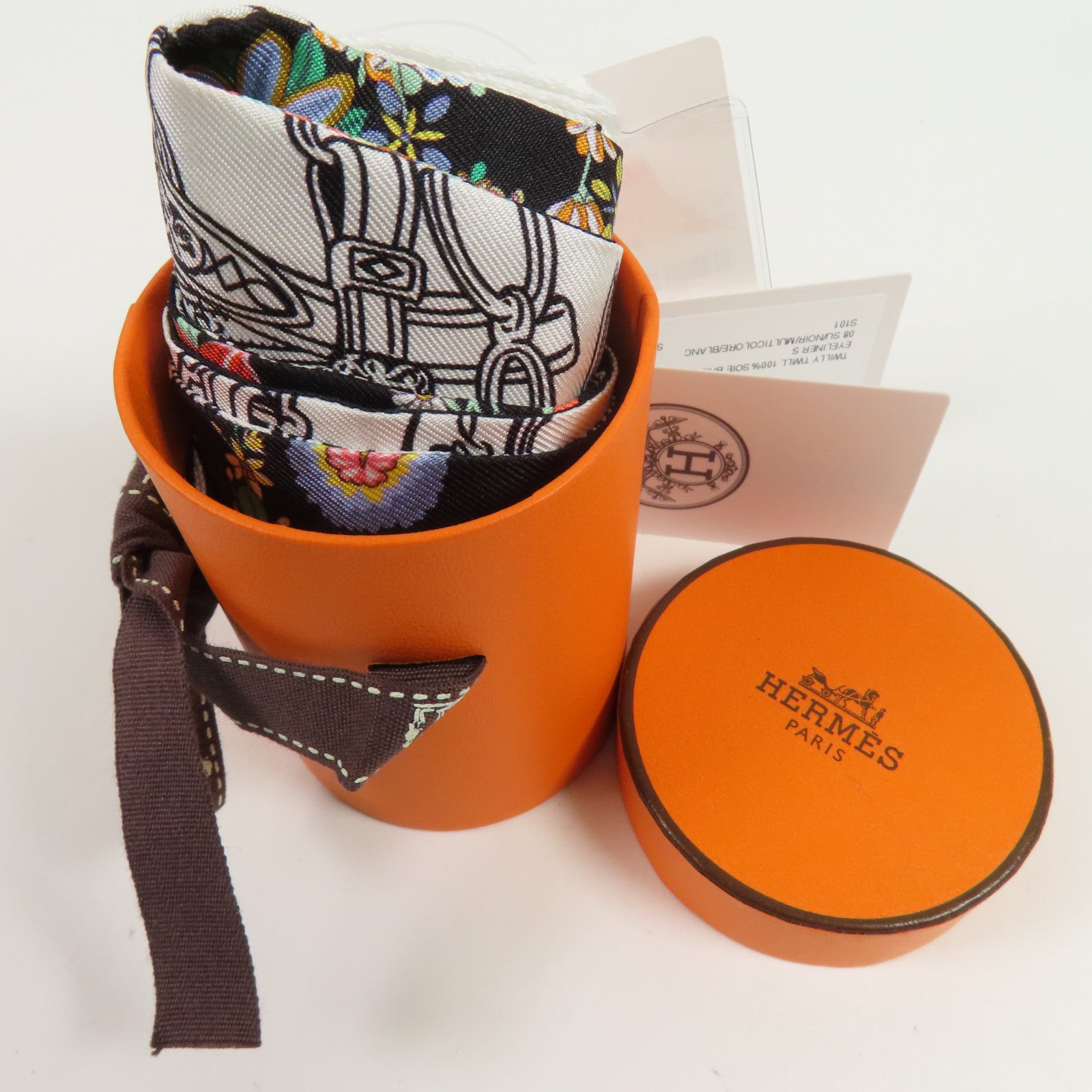 HERMES 絲質Twilly絲巾