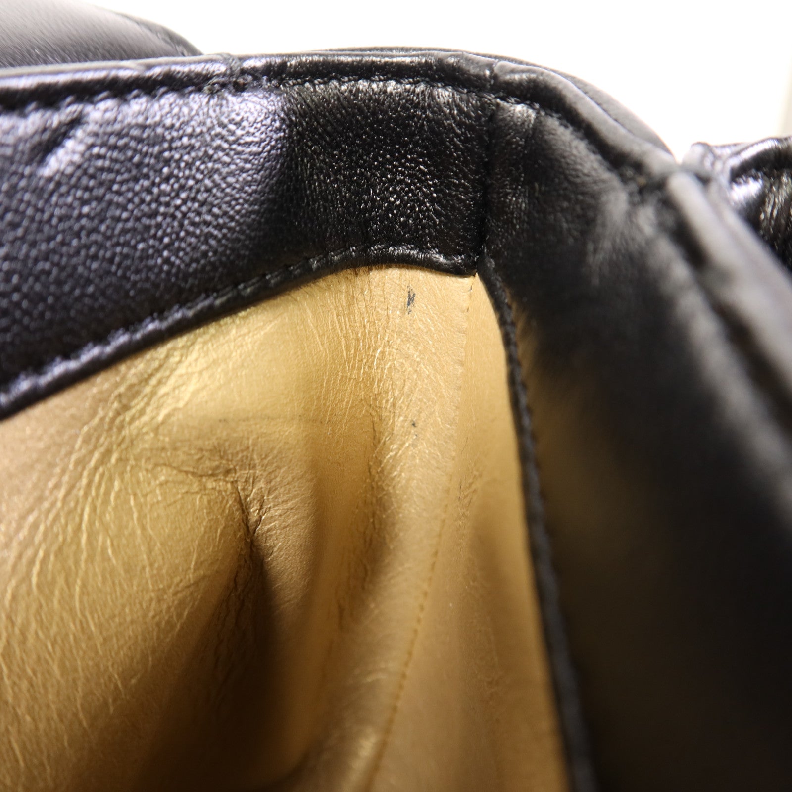 CHANEL 羊皮皮革2 Way Shoulder Bag金扣手挽肩背兩用袋