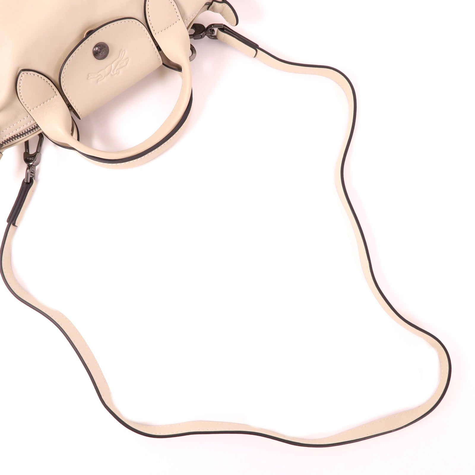 Longchamp 牛皮皮革Shoulder Bag手挽肩背兩用袋
