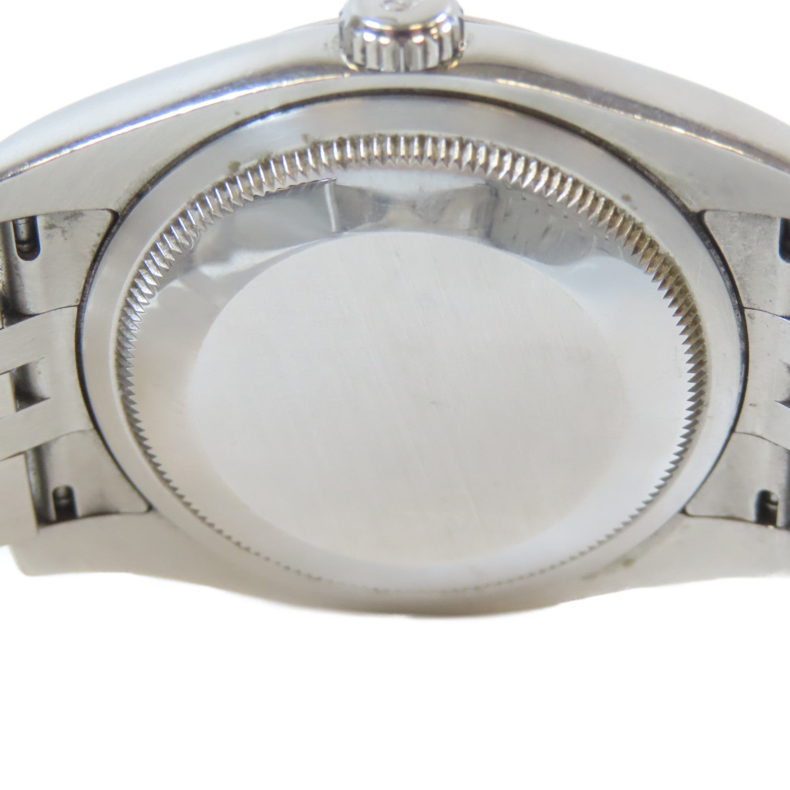 ROLEX Datejust 18K白金/不鏽鋼/鑽石手錶自動機芯黑色