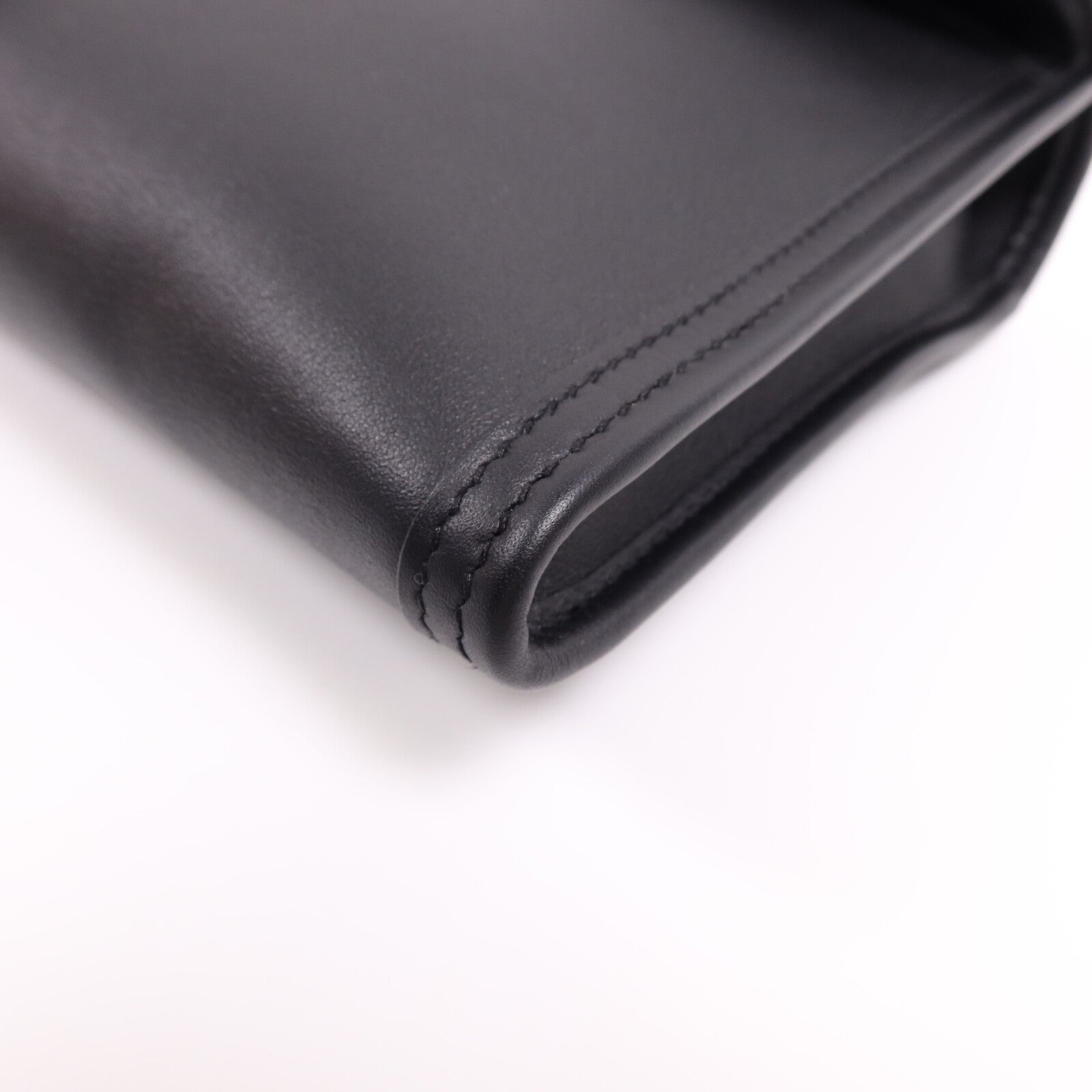 HERMES Swift皮革Jige PM手拿包Noir