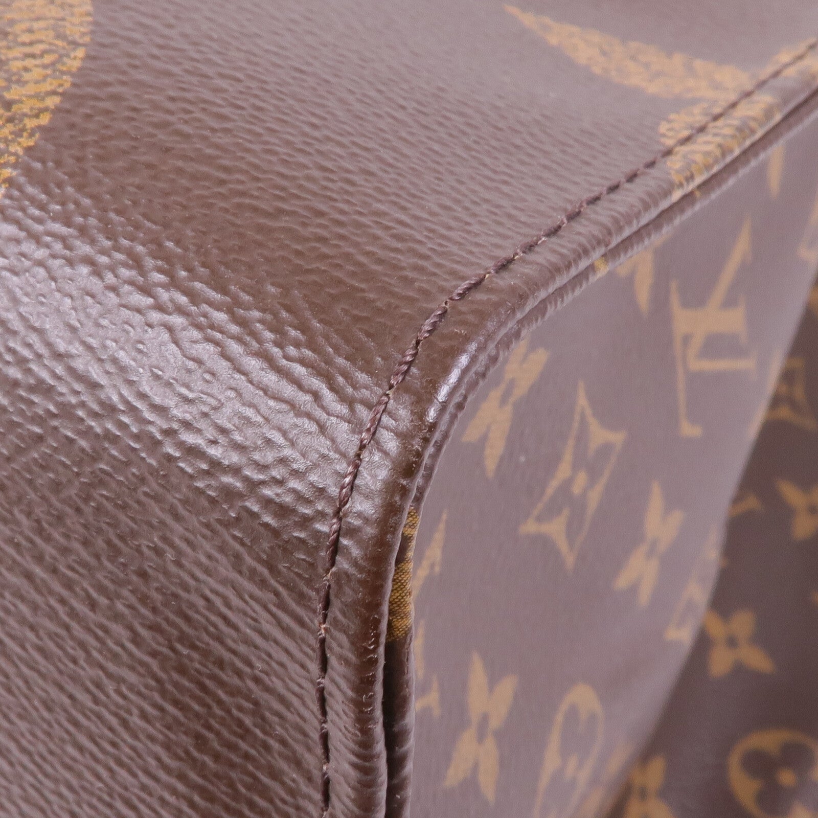 LOUIS VUITTON Monogram Giant/Reverse On The Go MM金扣手挽肩背兩用袋