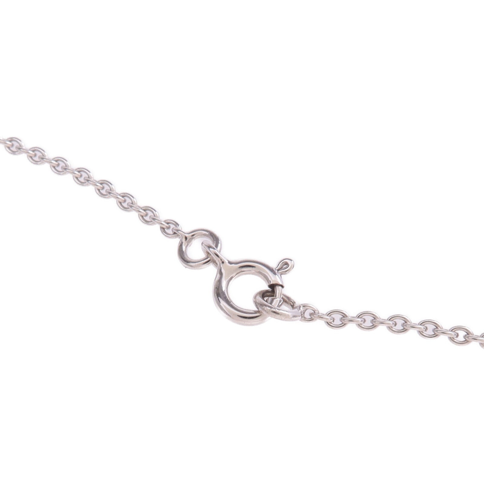 HERMES 18K白金Amulettes Constance Pendant鑽石項鍊