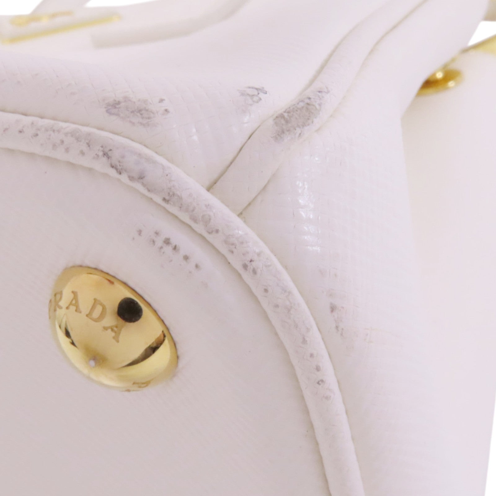 PRADA Saffiano皮革2Way Shoulder Bag金扣手挽肩背兩用袋