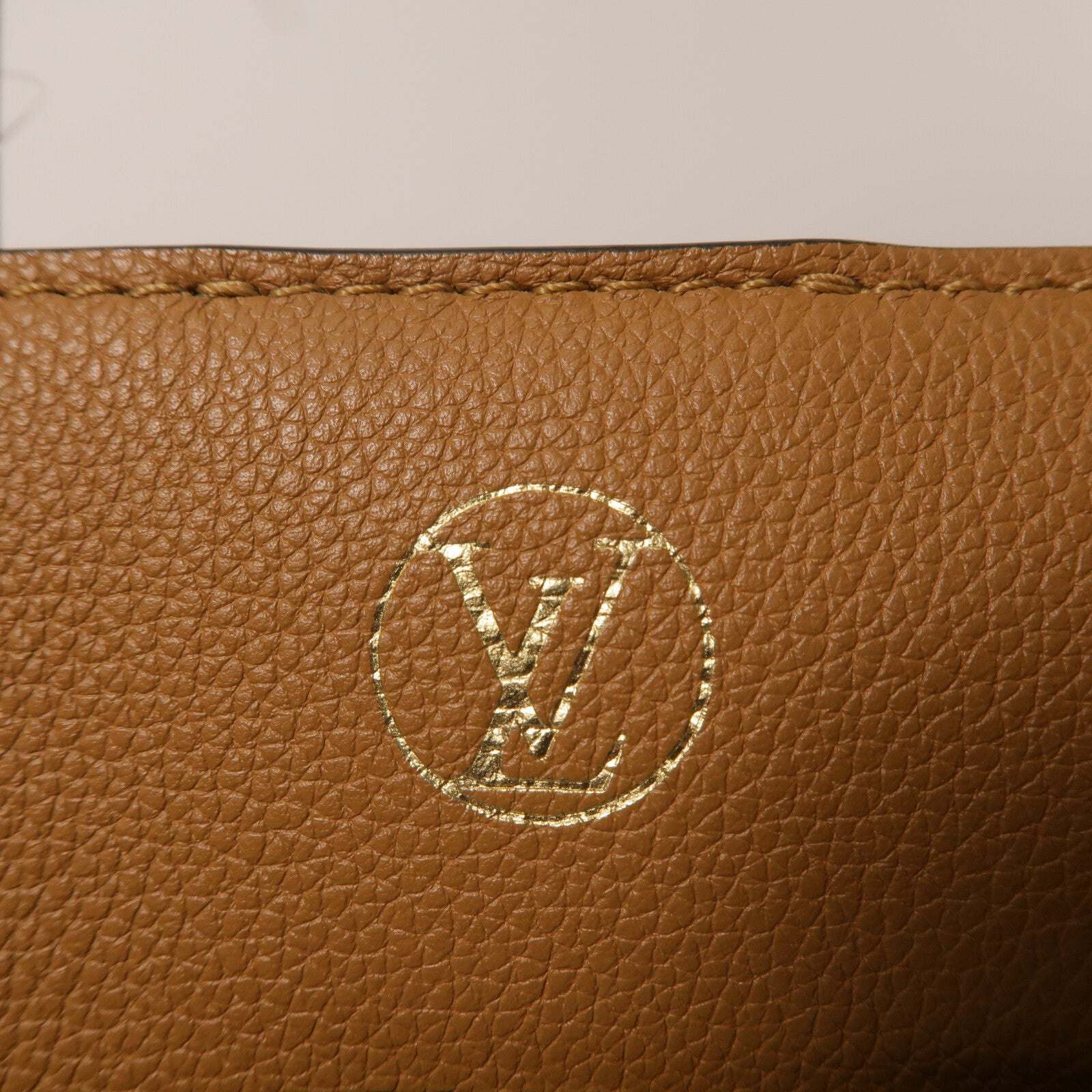 LOUIS VUITTON Monogram/牛皮皮革On My Side MM手挽肩背兩用袋